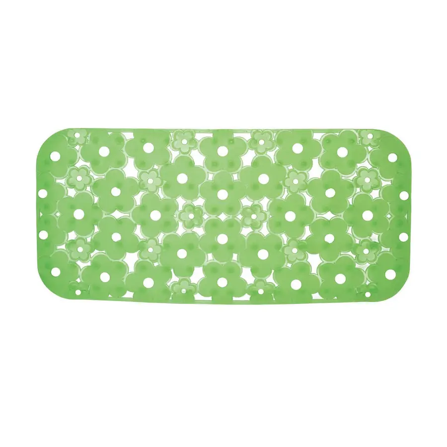 Tappeto vasca antiscivolo in PVC verde acido - Margherita di Gedy