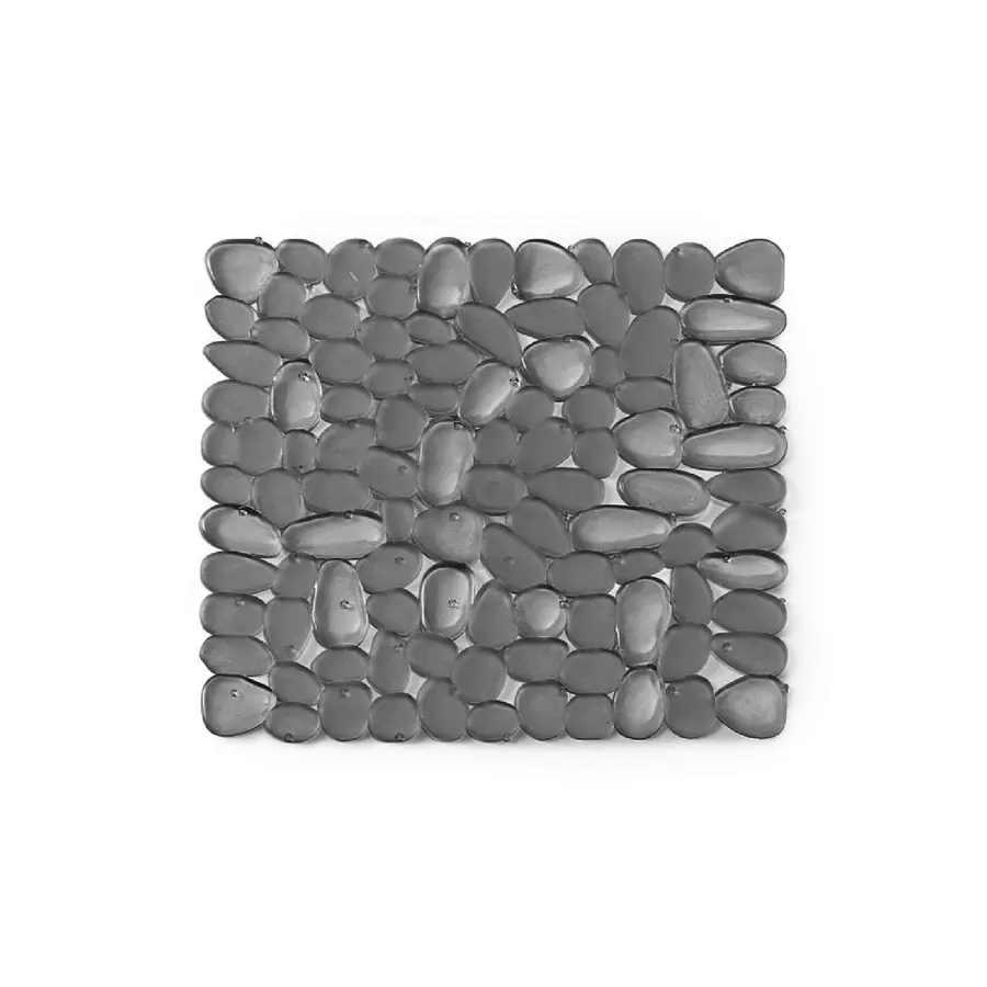 Tappetino antiscivolo per lavello 26x26 cm in pvc grigio - Bricks di Gedy