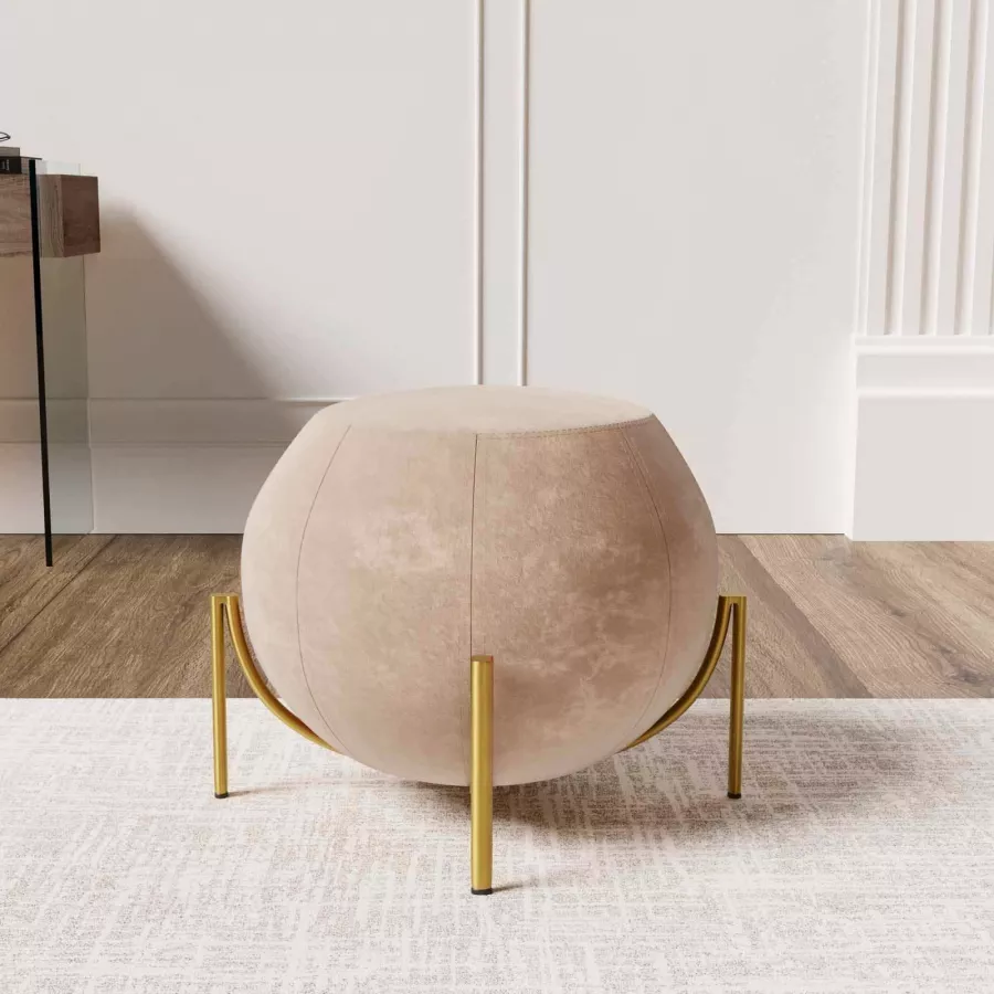 Collezione di pouf tondi