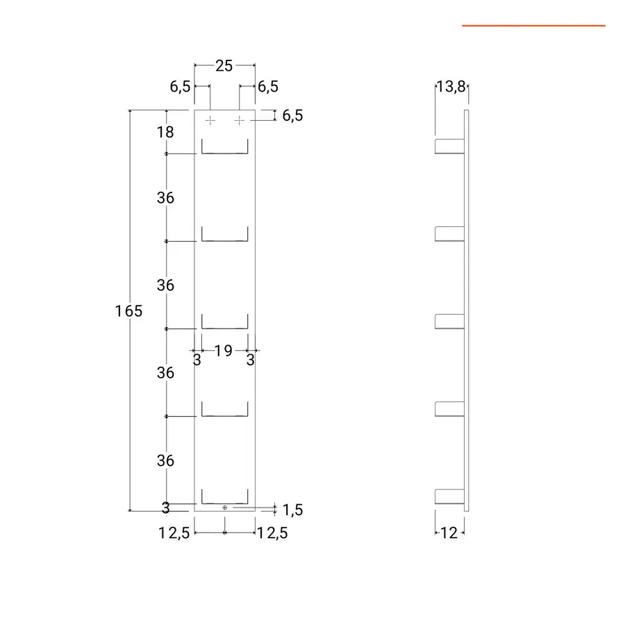 Mobile bagno sospeso 120 cm profondo 51,5 cm eucalipto colonna dx e  specchio - Dinamiko