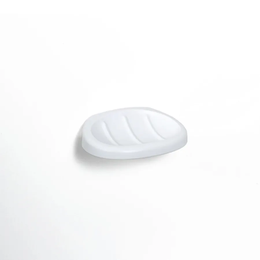 Portasapone In Travertino Naturale - Pietra Levigata, Elegante, Perfetto Per Bagno O Cucina