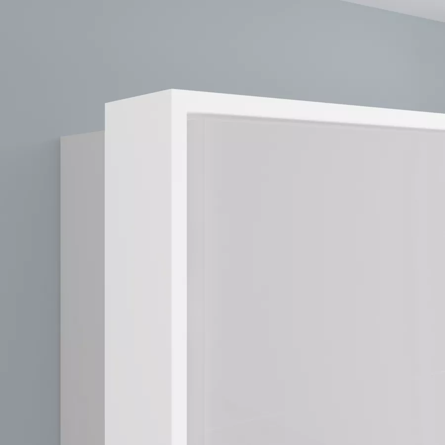 Accessorio cornice per armadio Alen da 250 x 67 x 223h cm bianco opaco