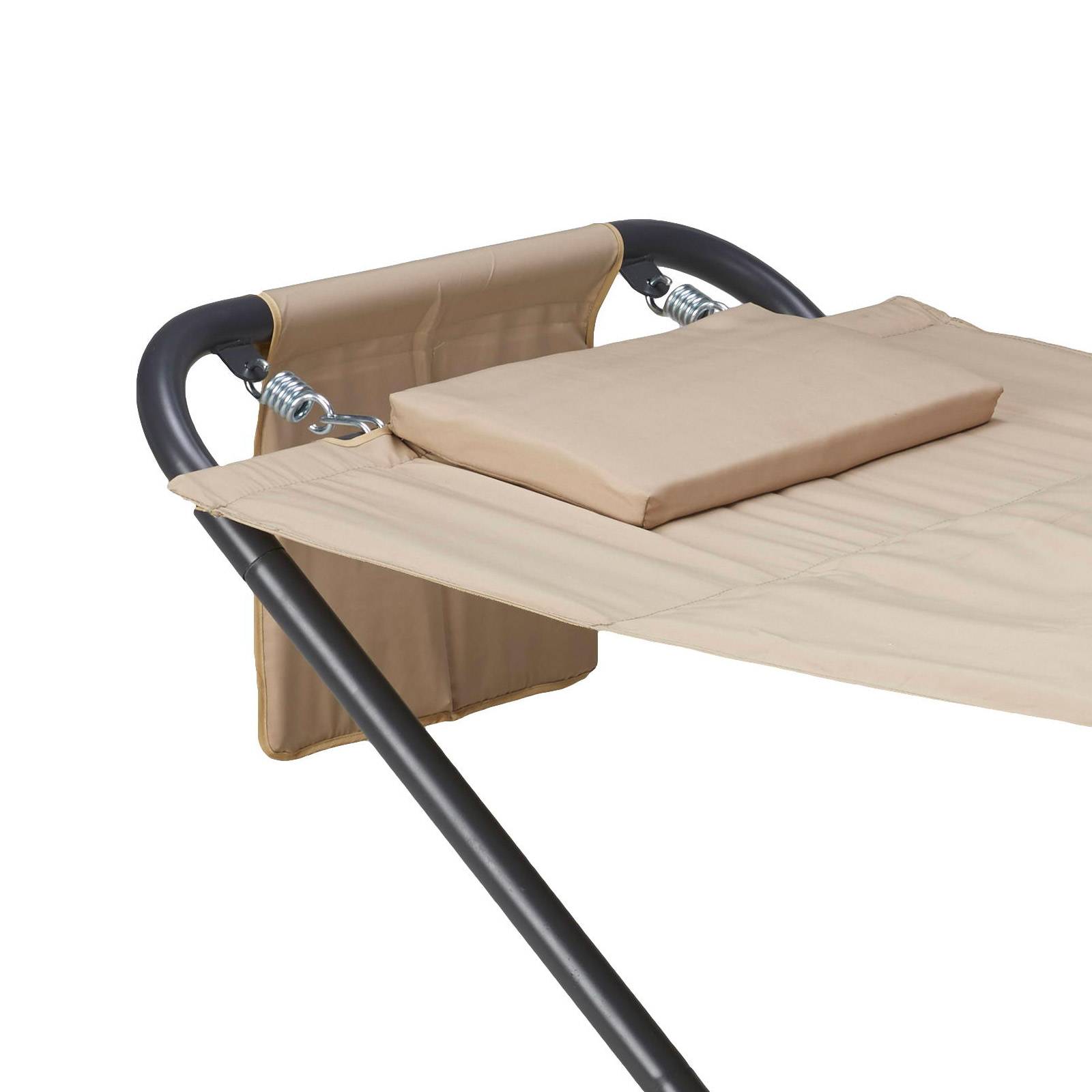 Amaca Doppia Con Supporto In Acciaio 3m E Barre - Capacità 250 Kg Con Custodia - Interno/Esterno - 3