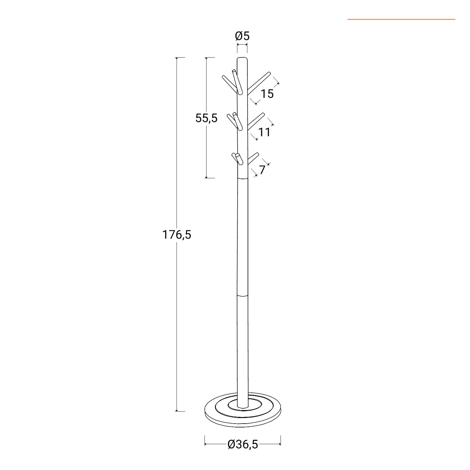 TICONN Appendiabiti Da Parete In Metallo 5 Ganci – Design Legno Bianco, Confezione Da 2 – Per Ingresso, Camera E Bagno