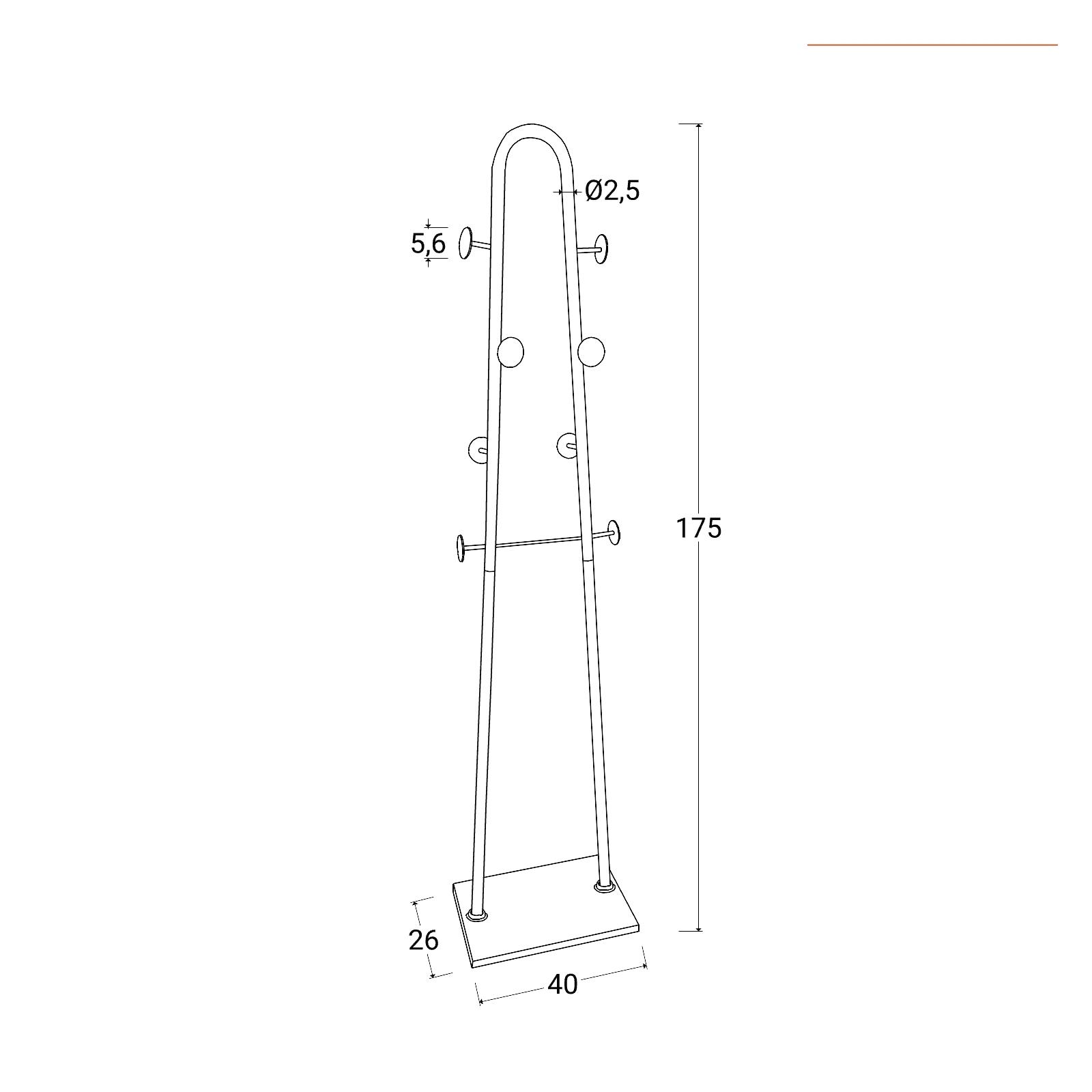 Scaffale appendiabiti in metallo stabile e durevole, armadio da ingresso