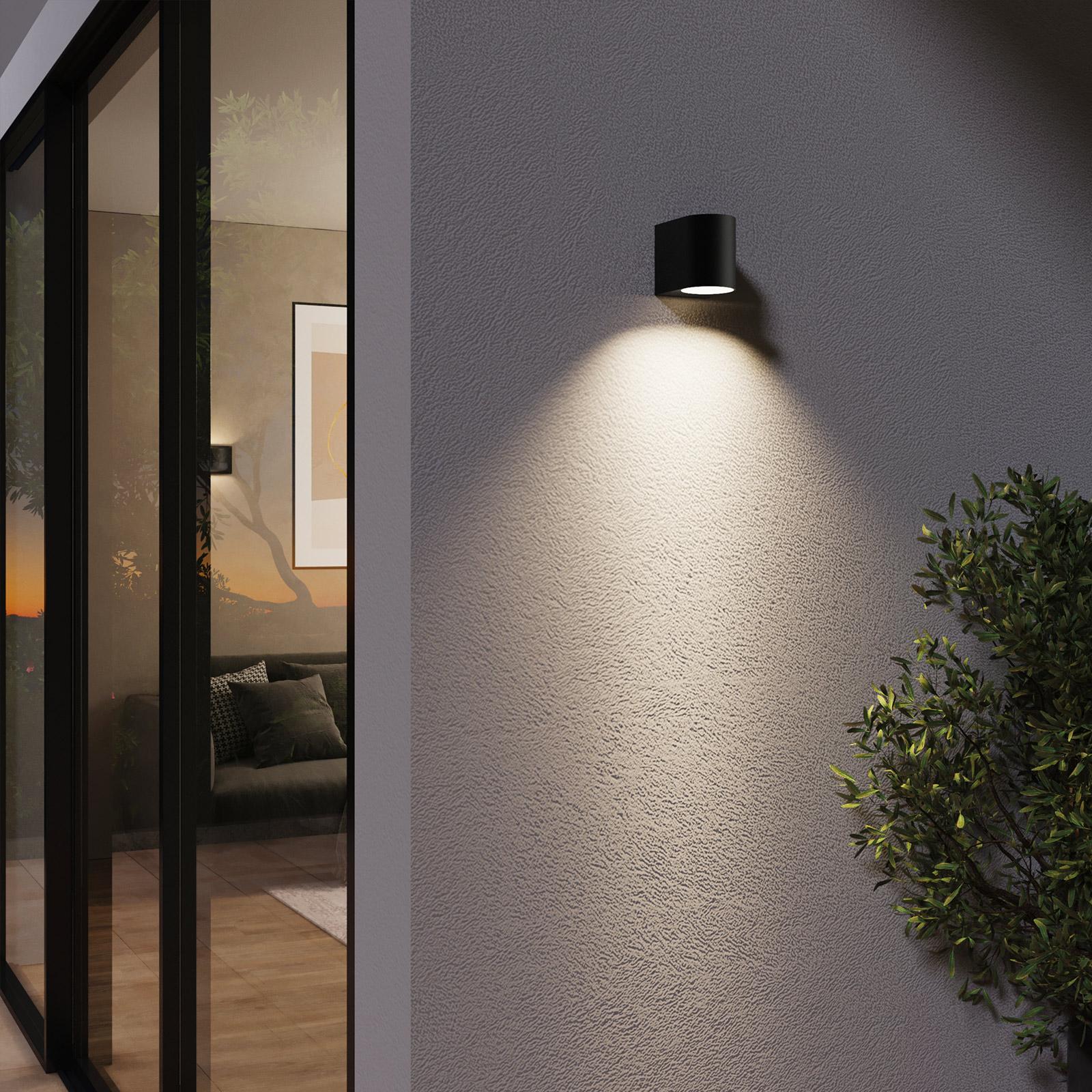 Applique Da Esterno Con Sensore Di Movimento SEBSON, LED 15W 930lm 5800K, IP54, Antracite, Rilevamento 9m/140°