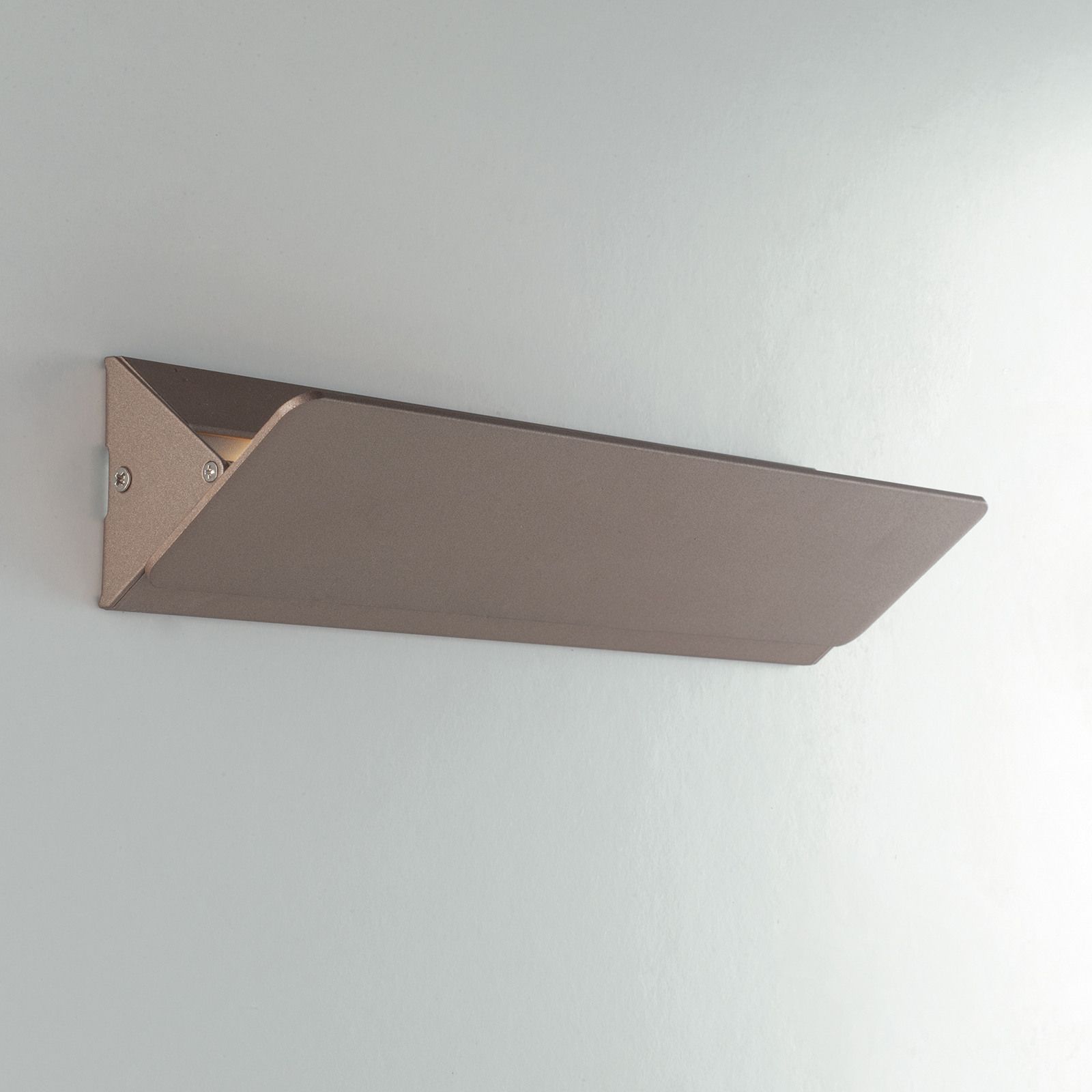 BRENTA APPLIQUE DA ESTERNO CON PIATTINO STILE CLASSICO IP44 ANTRACITE O  RUGGINE LUCE DIFFUSA