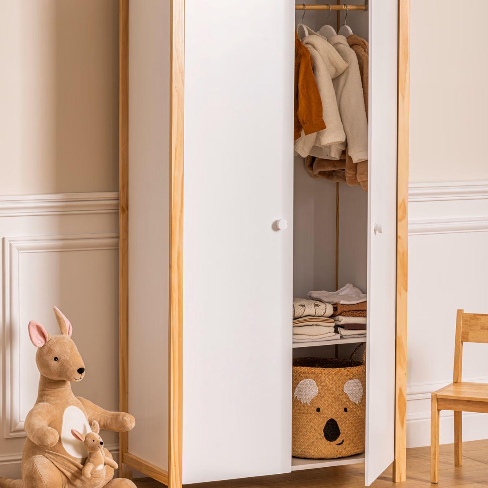 R HORSE Divisori in legno per armadio, 8 pezzi, a forma di