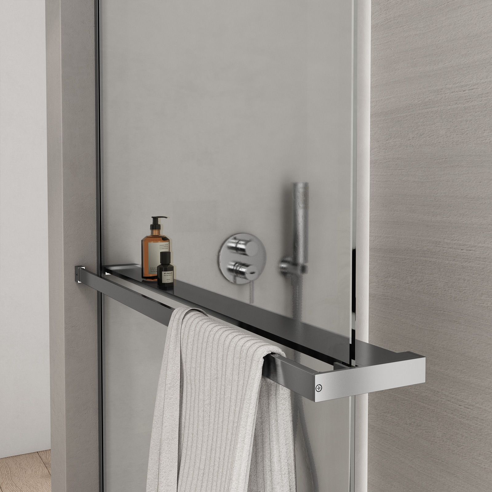 PORTA ASCIUGAMANI CROMATO Bagno Con Ventosa 58 Cm Jes-335761 EUR 12,90 -  PicClick IT