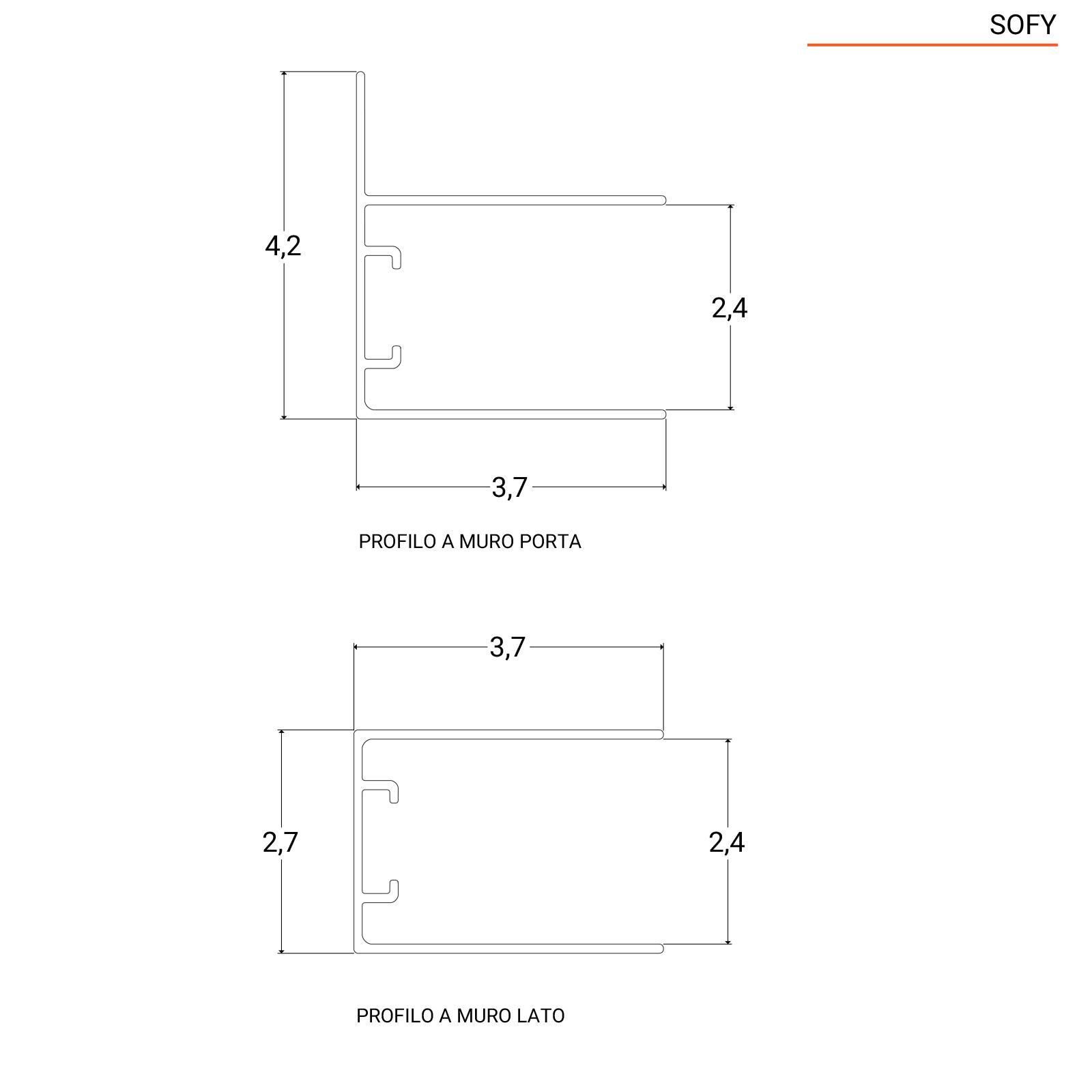 Box doccia 100x70 cm porta a soffietto opaco 195h - Sofy