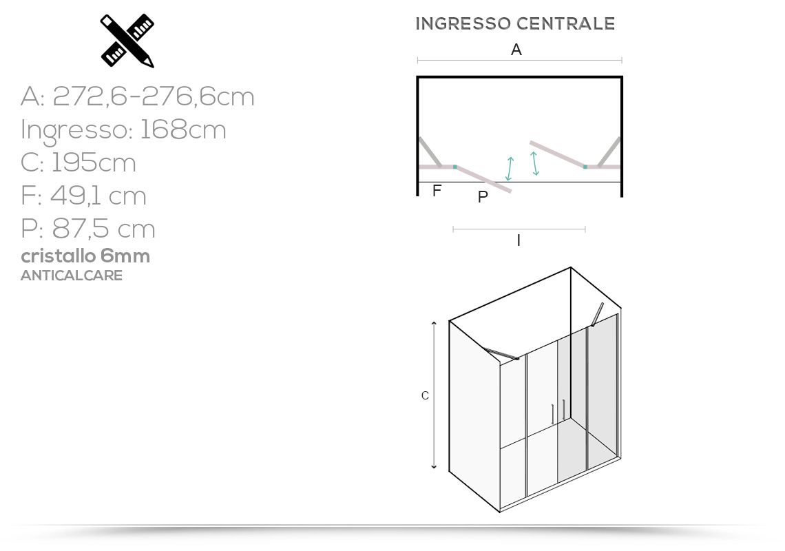 Su Misura Specchio Irregolare da Bagno Filo Lucido Art. spe2315 - Vendita  Online ItaliaBoxDoccia