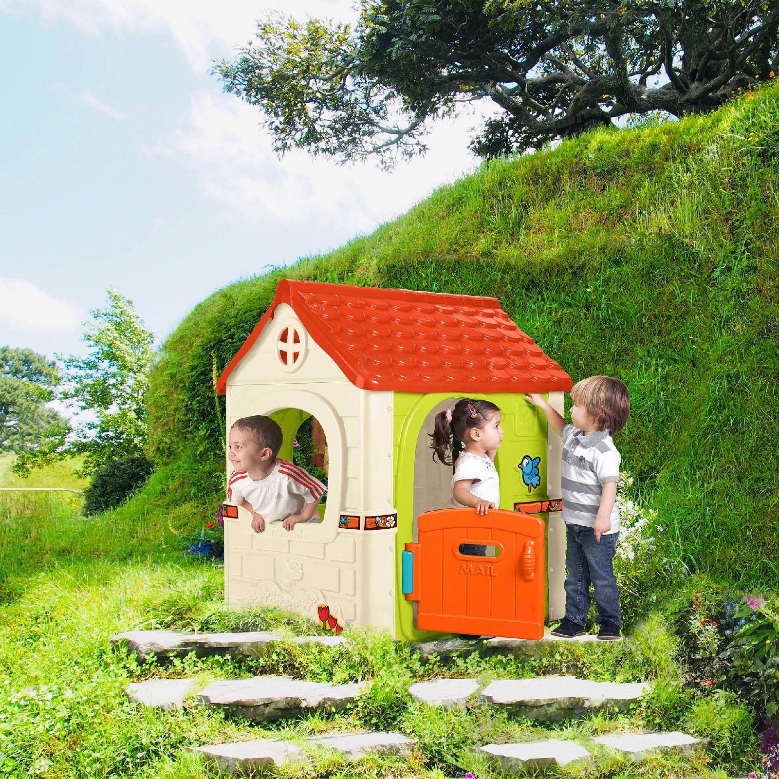 Casetta da giardino per bambini multicolor