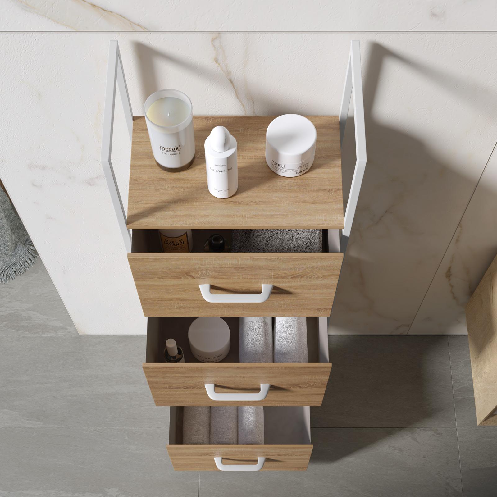 DWVO Cassettiera in tessuto, cassettiera per camera da letto con 5