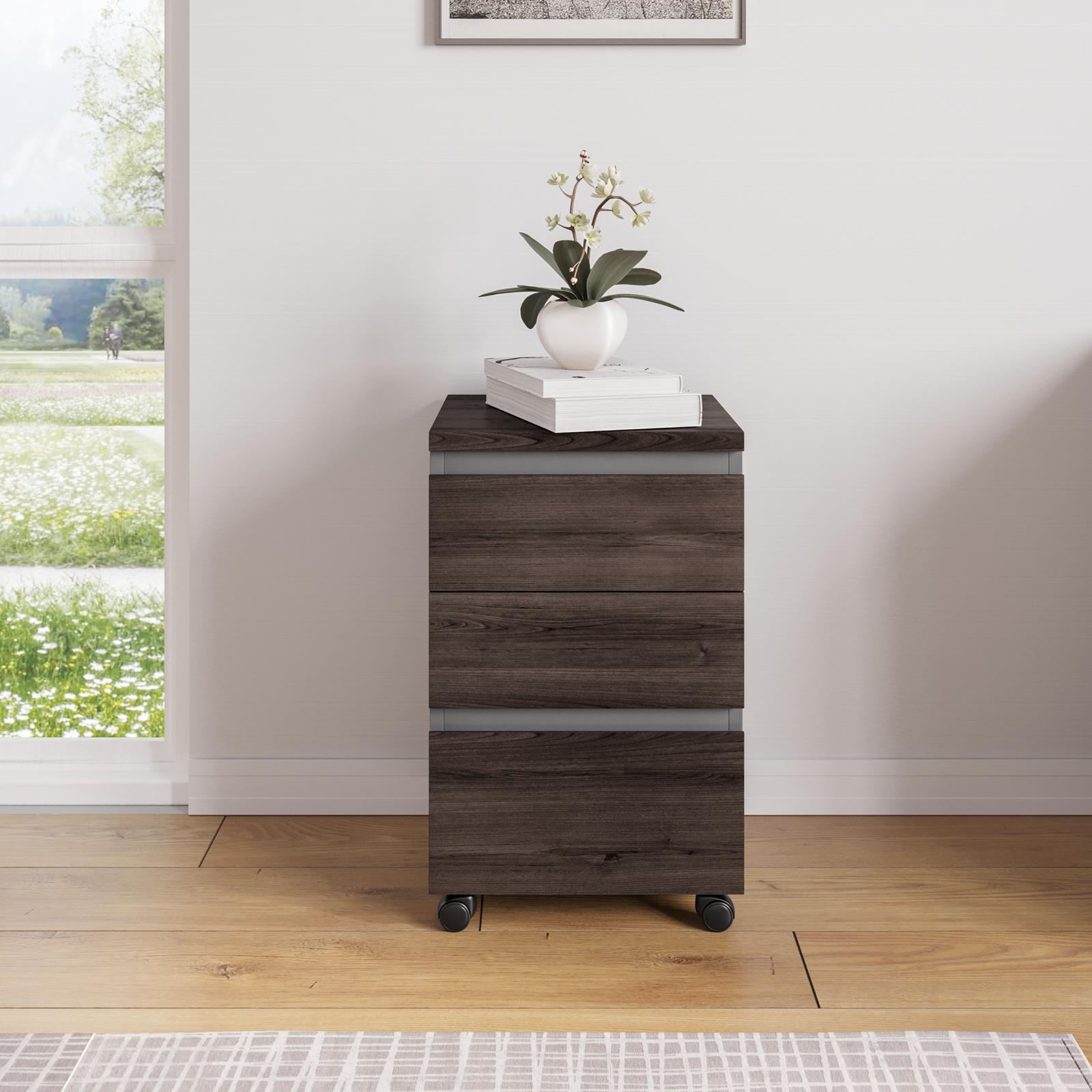 Set 16 Rotelle Per Cassetti TRIER Ø30mm - Montaggio Laterale, Grigio Scuro, Per Mobili - Foto 6