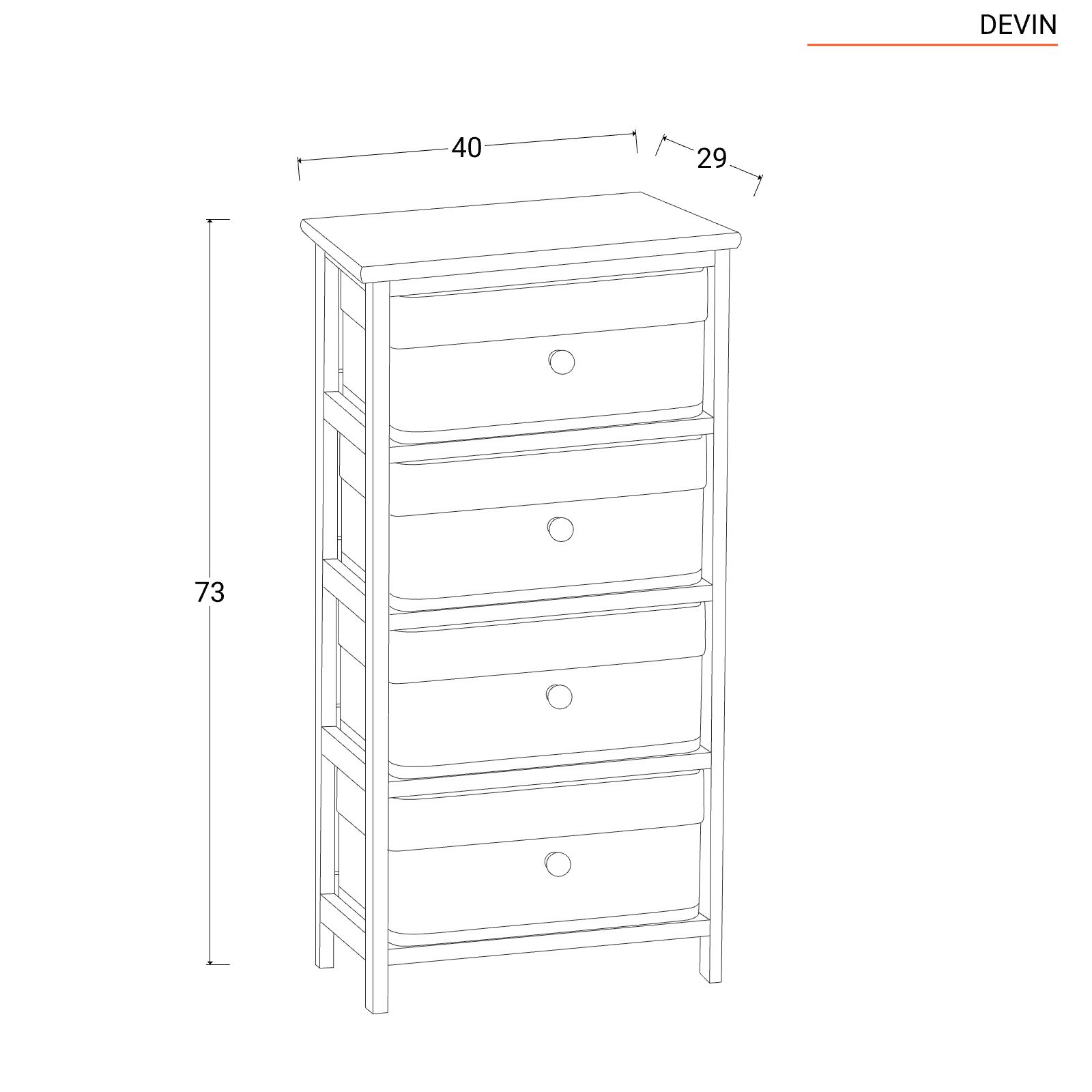 Confezione Da 4 Divisori Regolabili Per Cassetti In Bambù, Altezza 6,6 Cm, Larghezza 43,2-55,9 Cm - Organizer A Molla Per Cucina, Comò, Bagno E Ufficio - 2