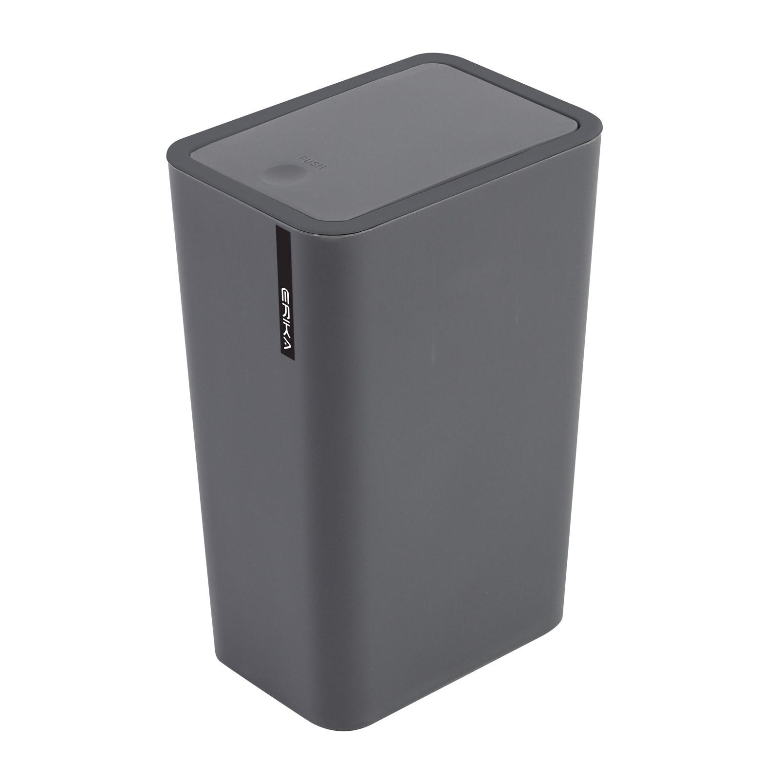 Cestino Da Bagno Wenko Adria Con Coperchio - Grigio Scuro, 26x7x17 Cm, 4 Scomparti - Foto 11