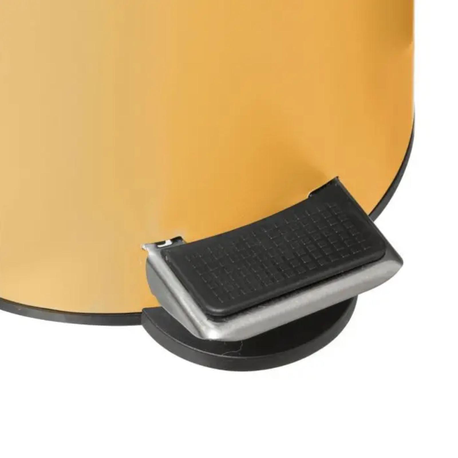 Cestino dei rifiuti con coperchio a pressione: capacità 50 l, largh. x