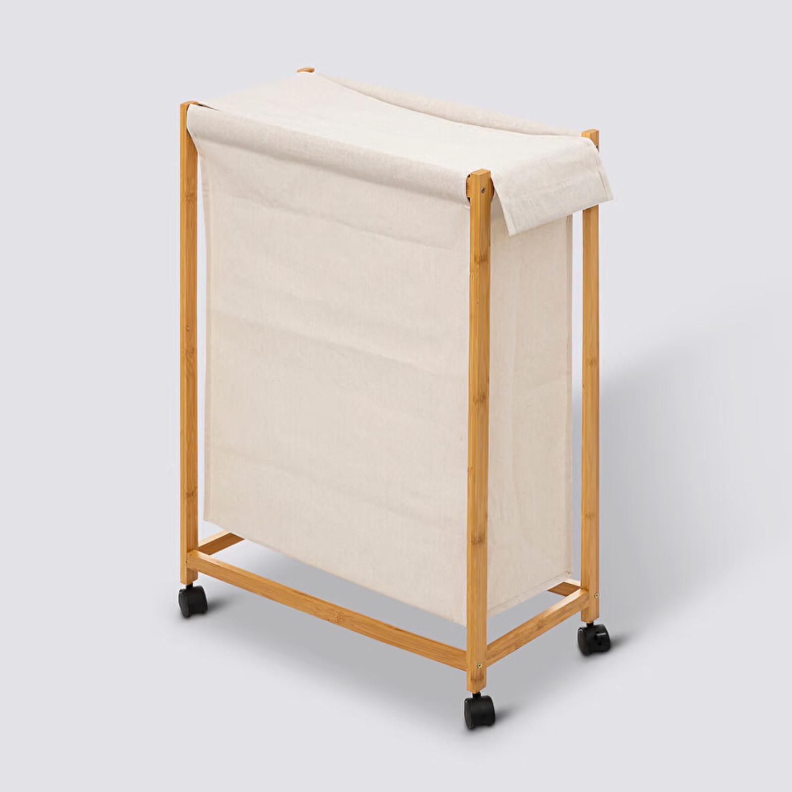 Hengpai Cesto Portabiancheria Da Appendere Per Bambini - Tessuto Con Ganci, Motivo Fenicottero, 50x75 Cm