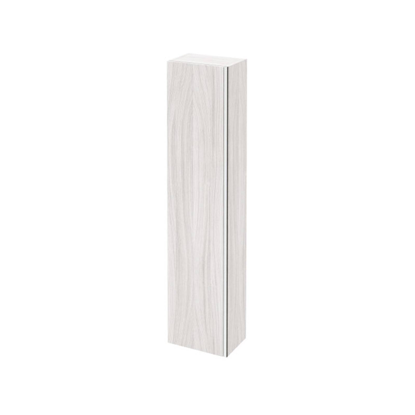 Colonna bagno finitura olmo bianco 140h cm apertura push-pull verso  sinistra - Grela di Lineabeta