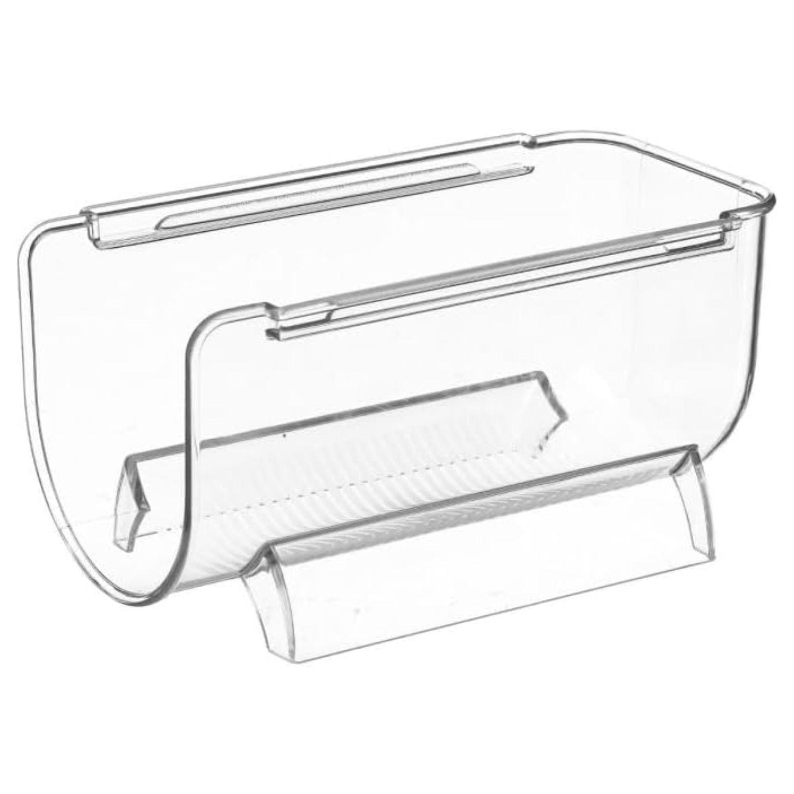 Ripiano Inferiore Per Frigorifero Smeg – Trasparente, In Plastica, Misura 474x100x40 Mm, Consegna Rapida - Foto 3