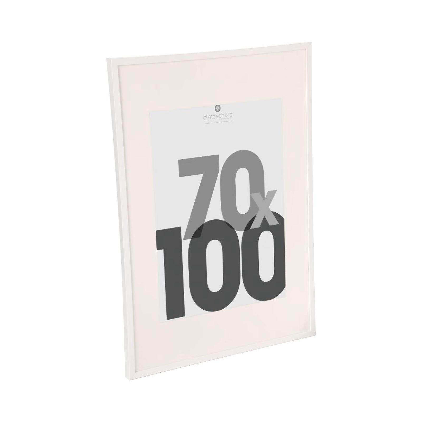 Bildershop-24 Cornice Amburgo 50x100 Cm Bianco Laccato Calcare – Telaio In Legno Massello Per Tele E Tela Da Dipinto, Made In Germany