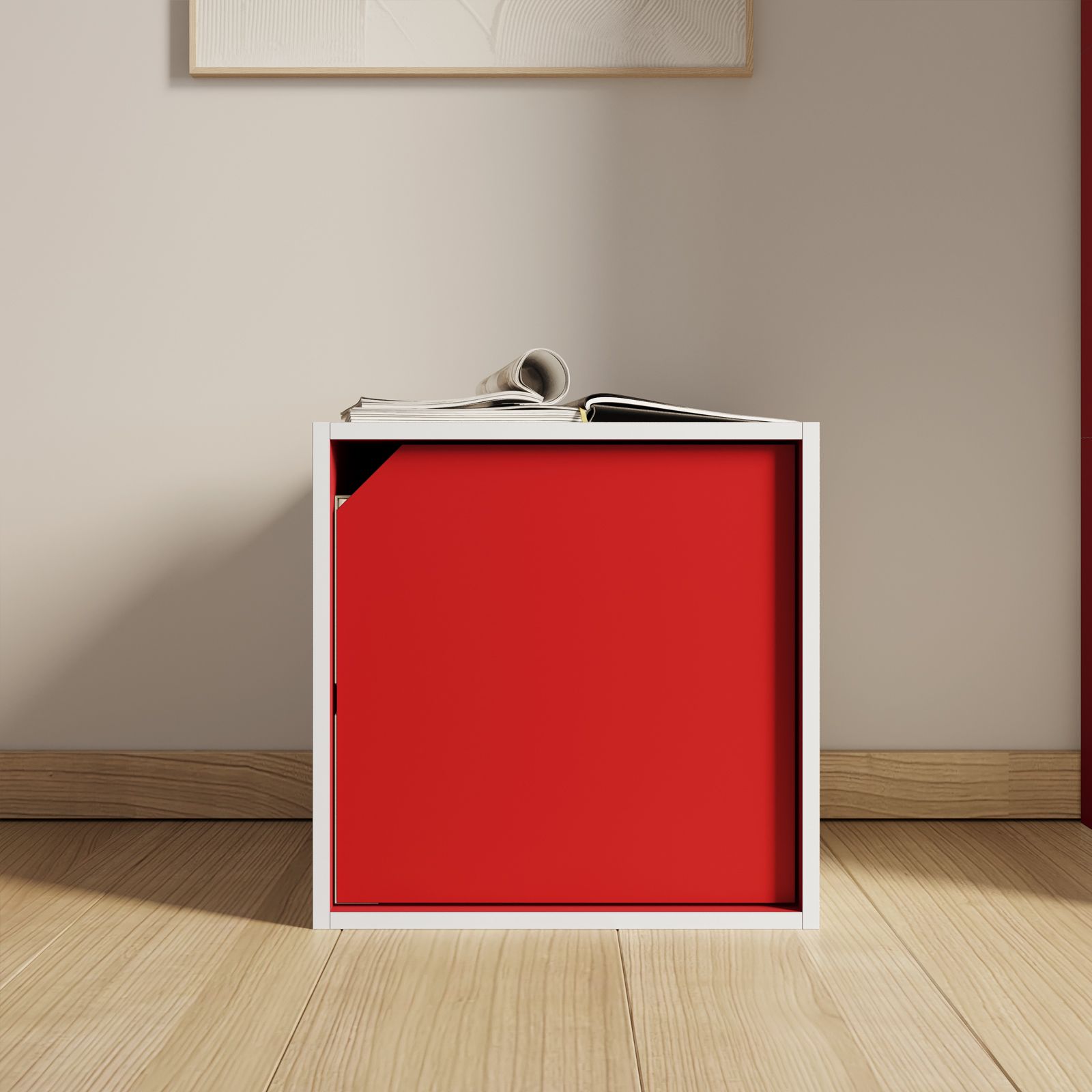 Cubo con Anta Composite in Legno Rosso – acquista su Giordano Shop