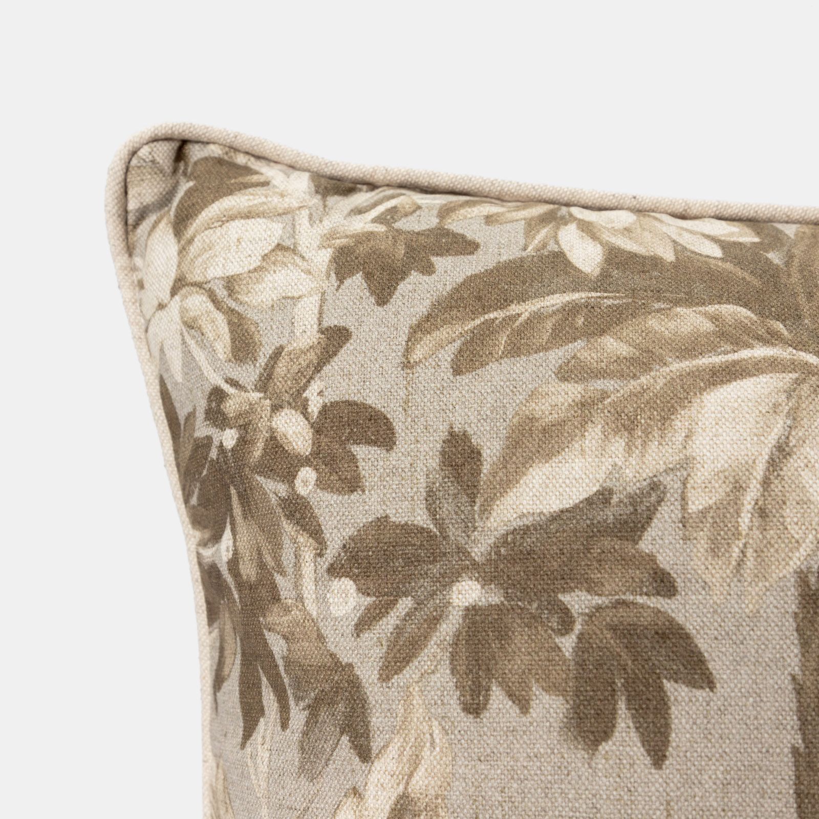 ROOM99 Allure Cuscino Rotondo In Velluto 45 Cm Con Frange Dorate – Beige, Decorativo E Morbido Per Soggiorno E Camera