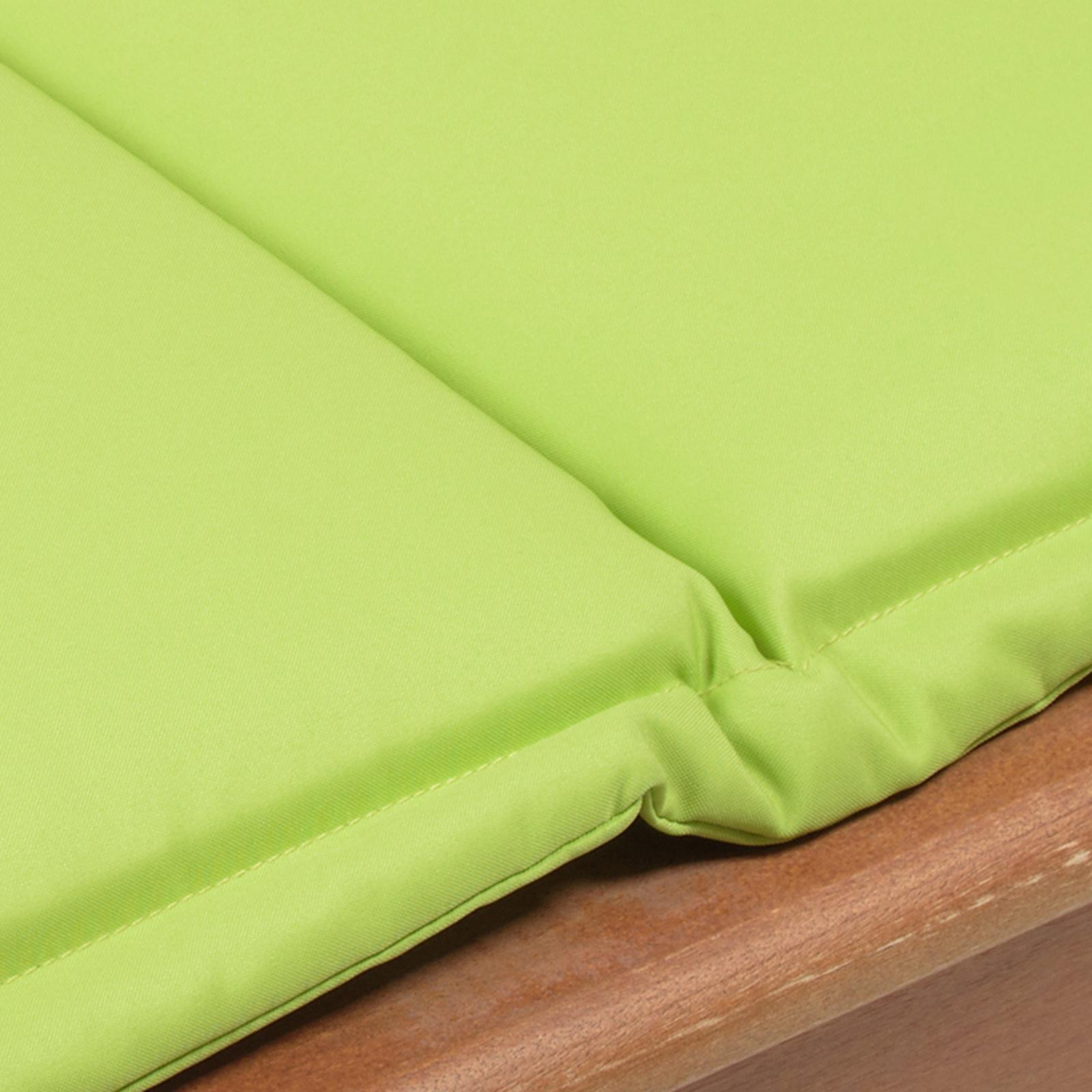 Cuscino Per Panchina 3 Posti - 120x33 Cm, Verde, Idrorepellente, Per Esterni - Foto 3