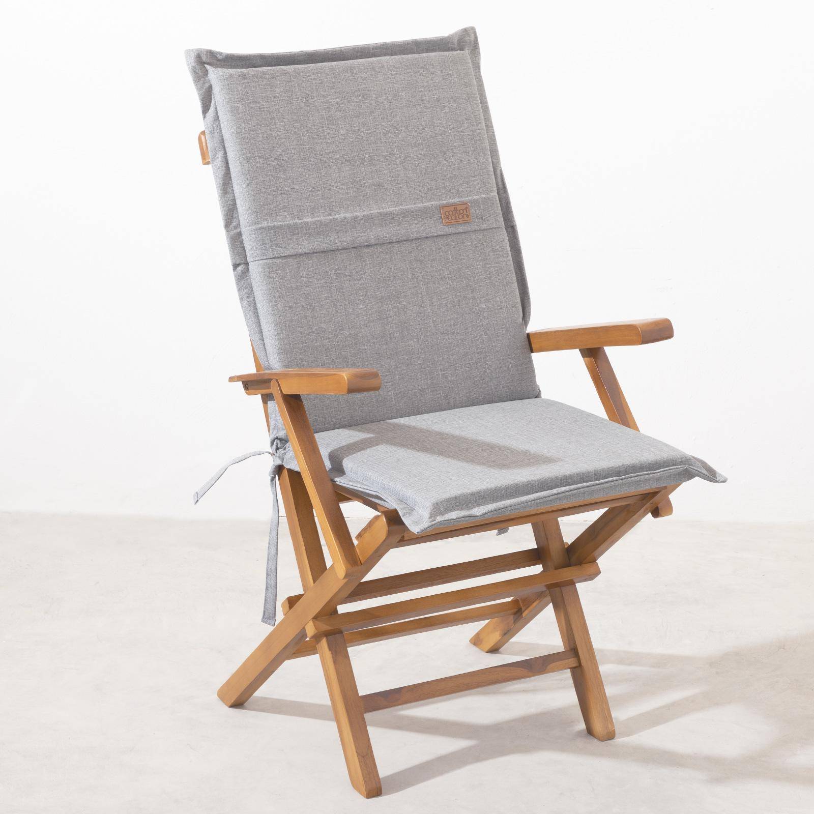 Cuscino Rialzato Per Divano HOMESCAPES A 3 Posti – Altezza 10 Cm, Sfoderabile, Colore Grigio, In Ecopelle Scamosciata, Sostegno Ortopedico