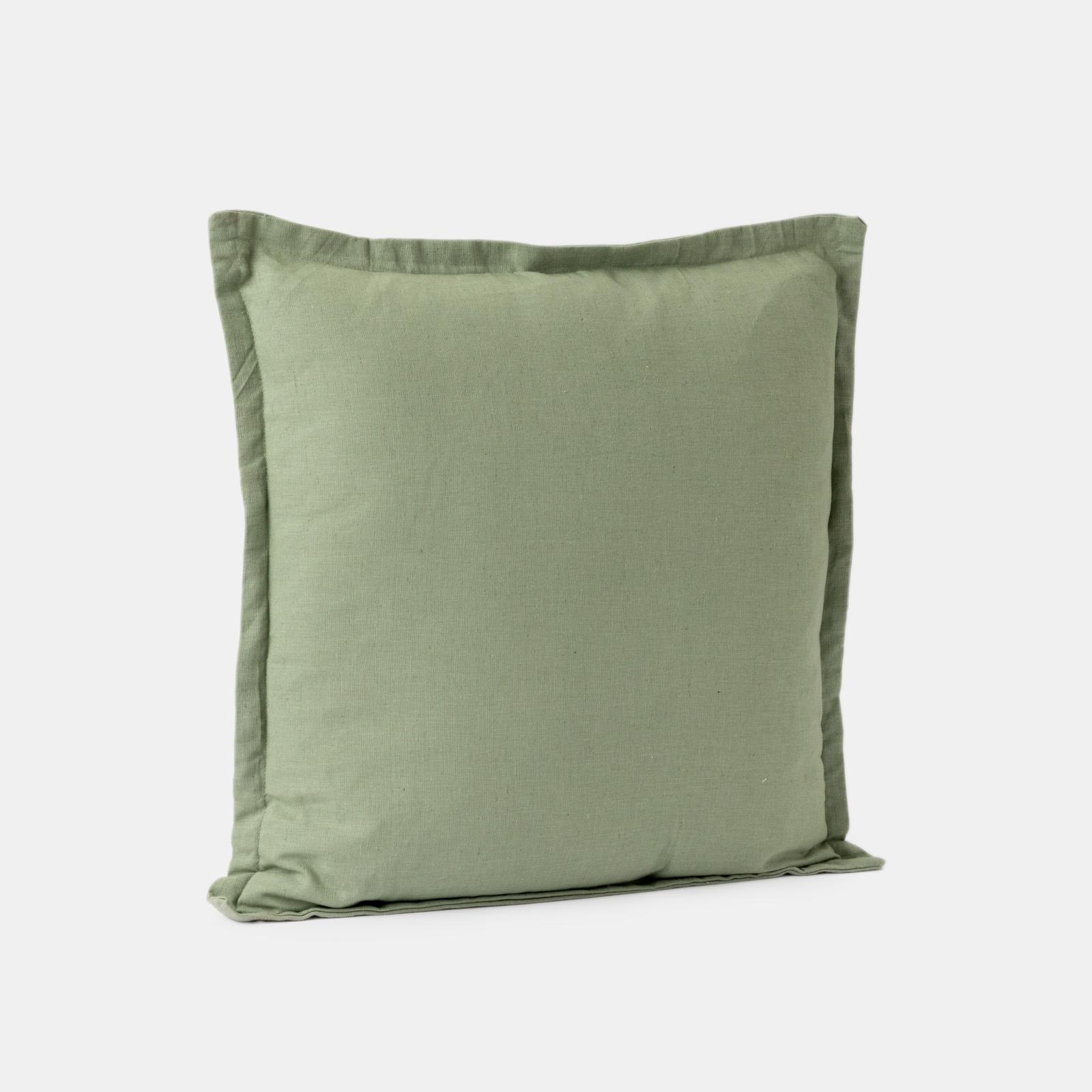 Homescapes Marocco Copricuscino a righe verde, 45 x 45 cm