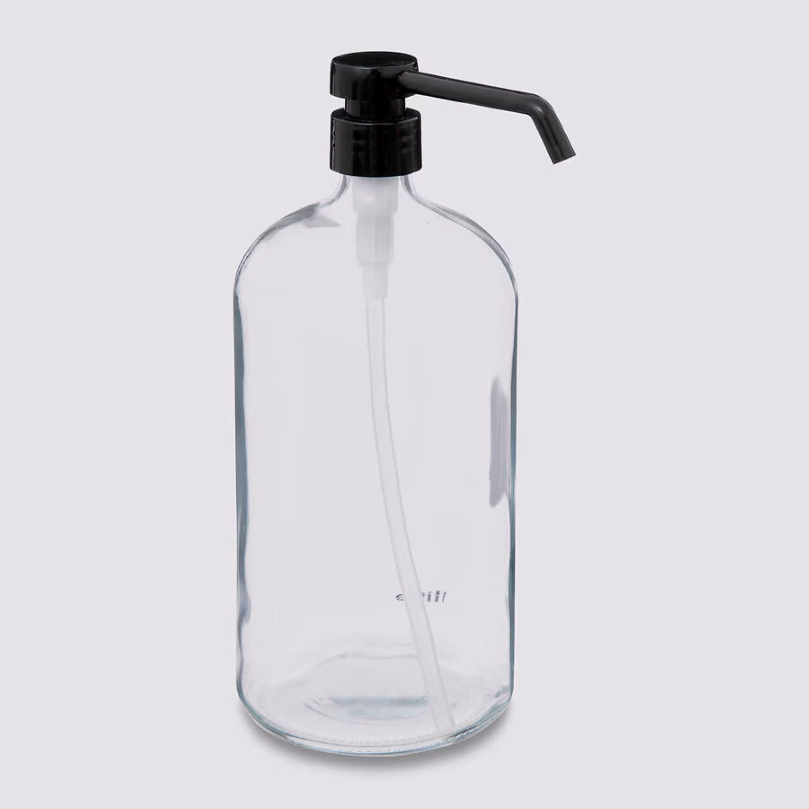 Dispenser di sapone in poliresina effetto pietra 800ml - kaki - Tendance