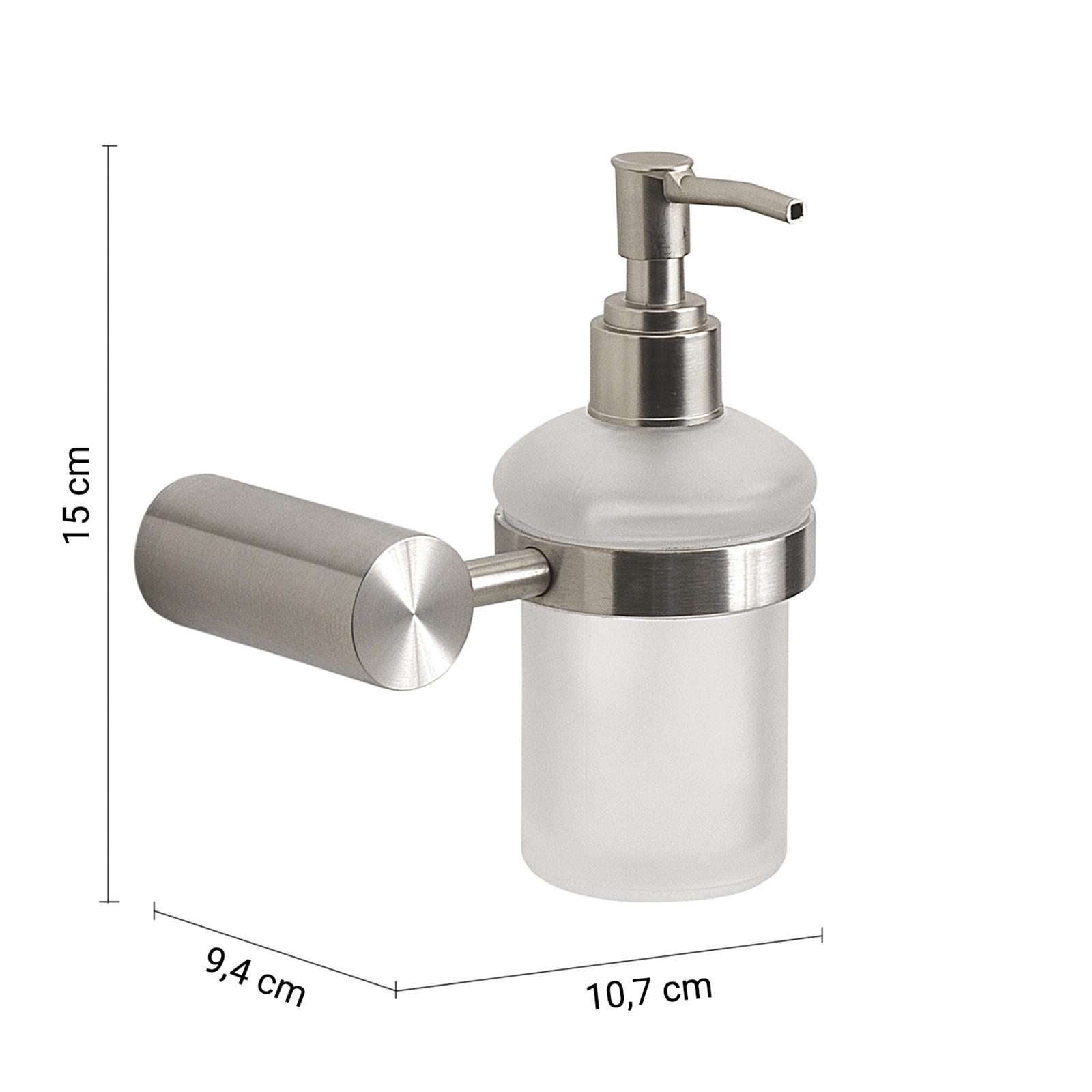 SDlumeiy Dispenser di sapone in vetro da 470 ml con pompa in acciaio inox vintage spazzolato bronzo, dispenser di sapone ricaricabile con motivo con pietre preziose, per sapone per mani, sapone per