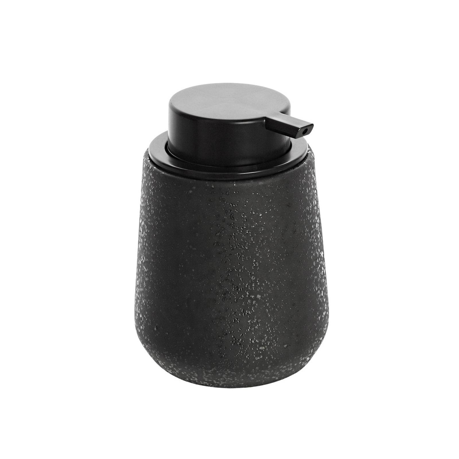 Dispenser sapone in ceramica nero opaco - Linea Ibiza