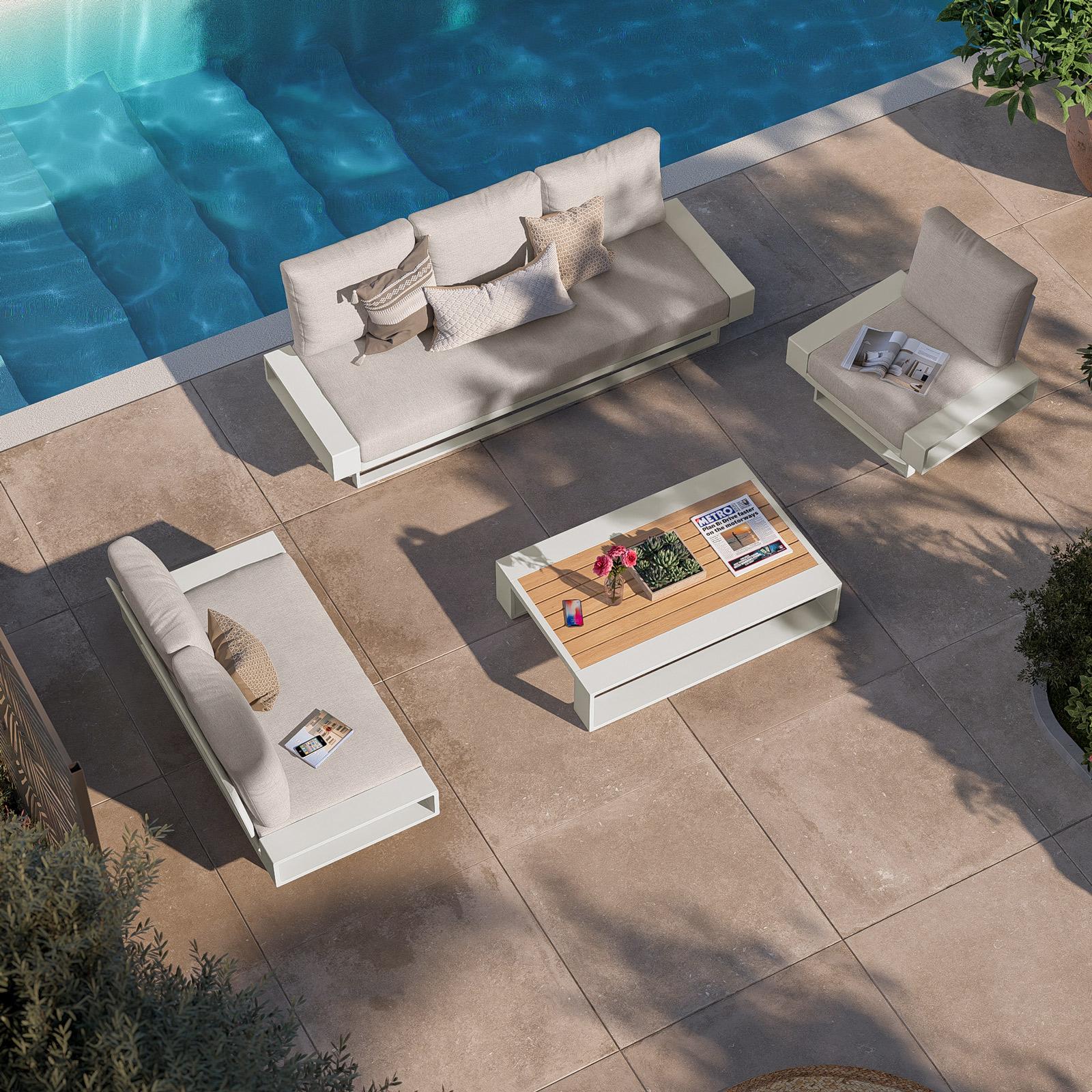 Divano Arredo X Giardino Online Set Salotto Divano In Polyrattan