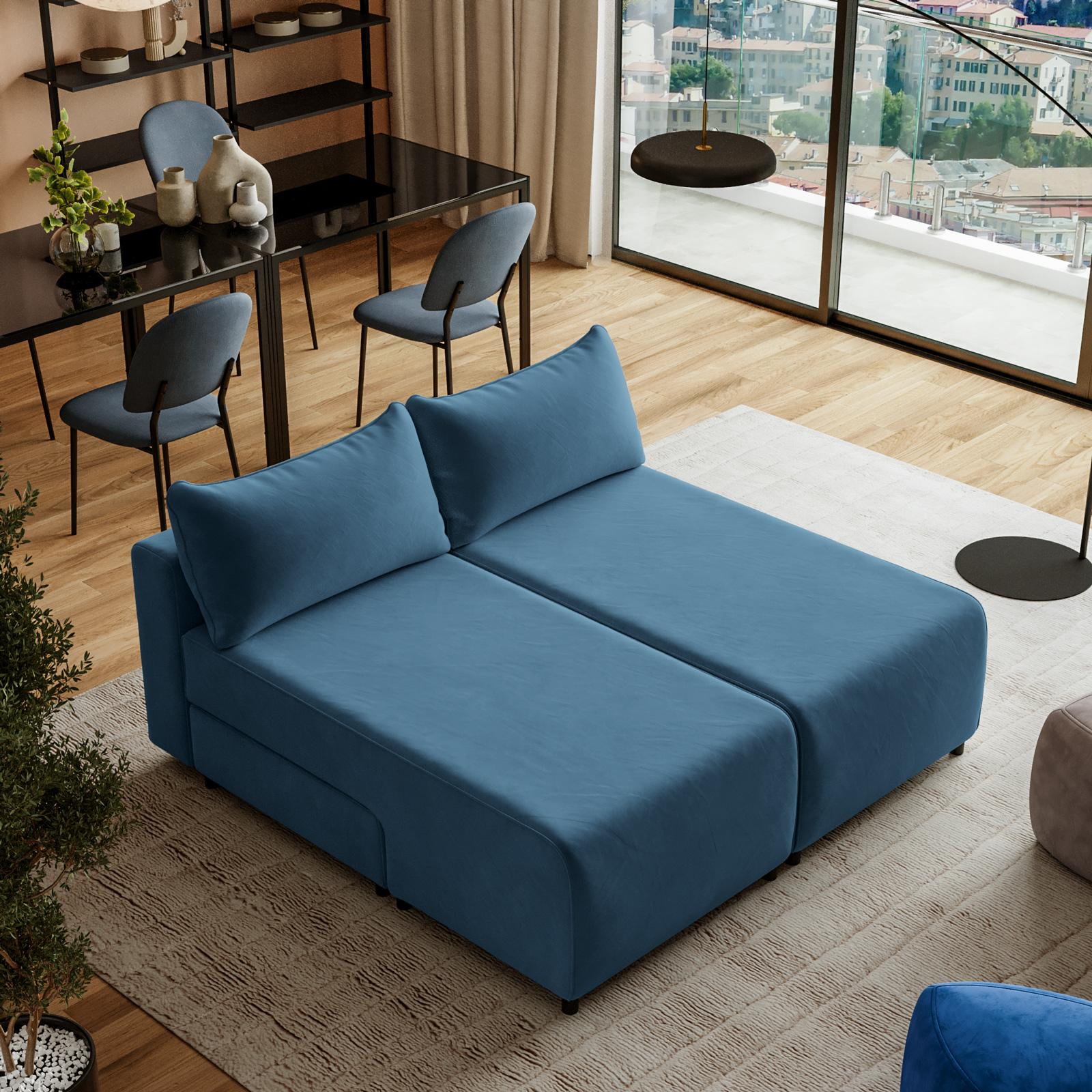 Chaise Longue Divano Ikea Blu Posti Vilasund Divano Letto Ikea