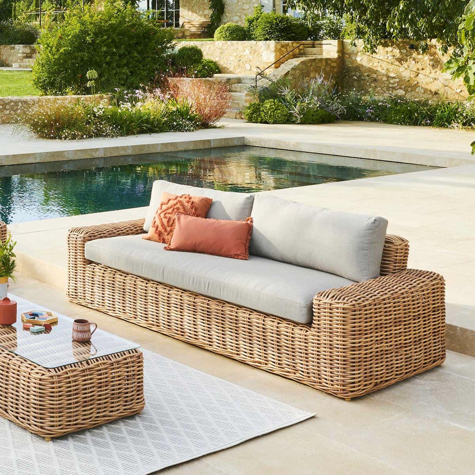 Arredo Giardino Rattan Set Divani Giardino Offerte Set Salotto