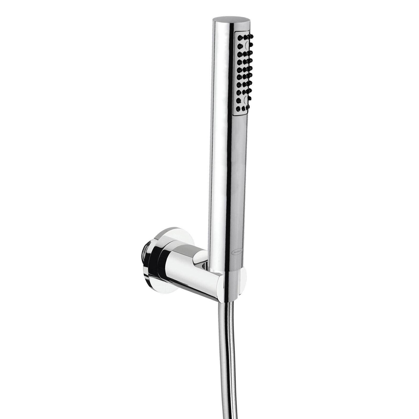 Saliscendi doccia di Jacuzzi Rubinetteria con doccino multigetto,  flessibile in ABS cromato e portasapone, Arcshop