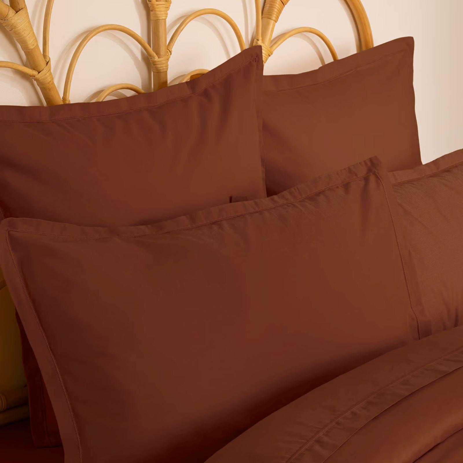 ESTELLA Federa Per Cuscino In Jersey Di Cotone – Colore Terracotta (40x40 Cm)