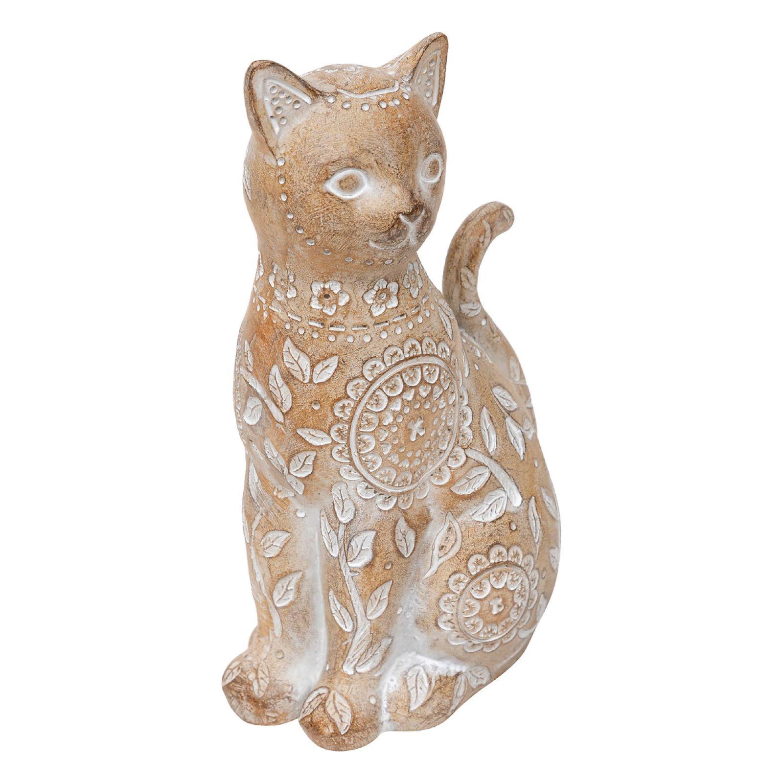 Righello in legno a forma di gatto FIORELLO - 15 cm, modello da disegno