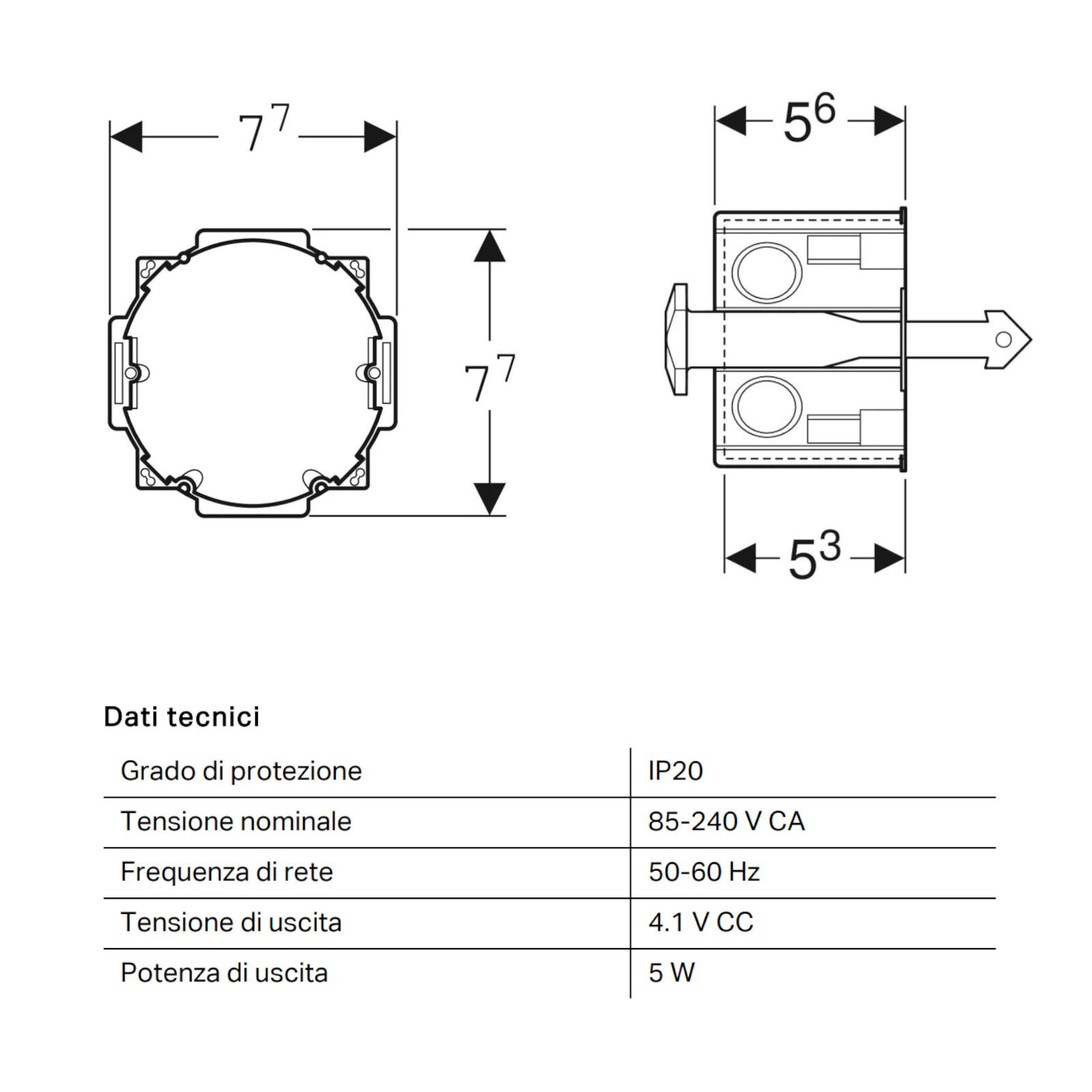 Kit installazione wc sospesi Combifix Sigma8 da incasso