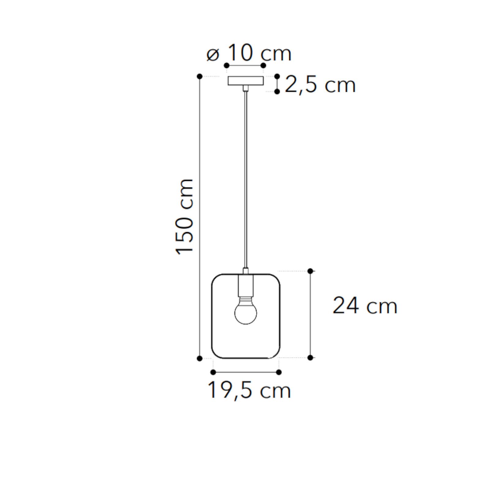 LAMPADARIO CARTA D.20 CM H.50 CM NERO - PuntoUno