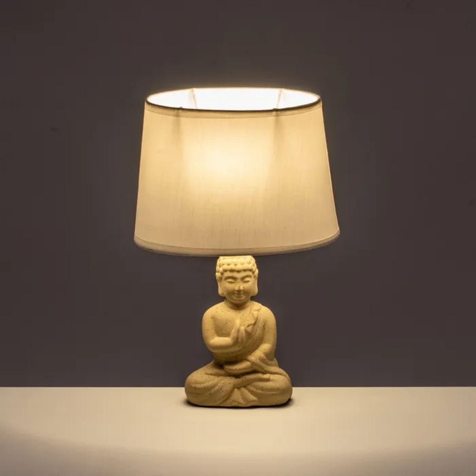 Lampada da tavolo Sakura in bambù, diametro 55 cm