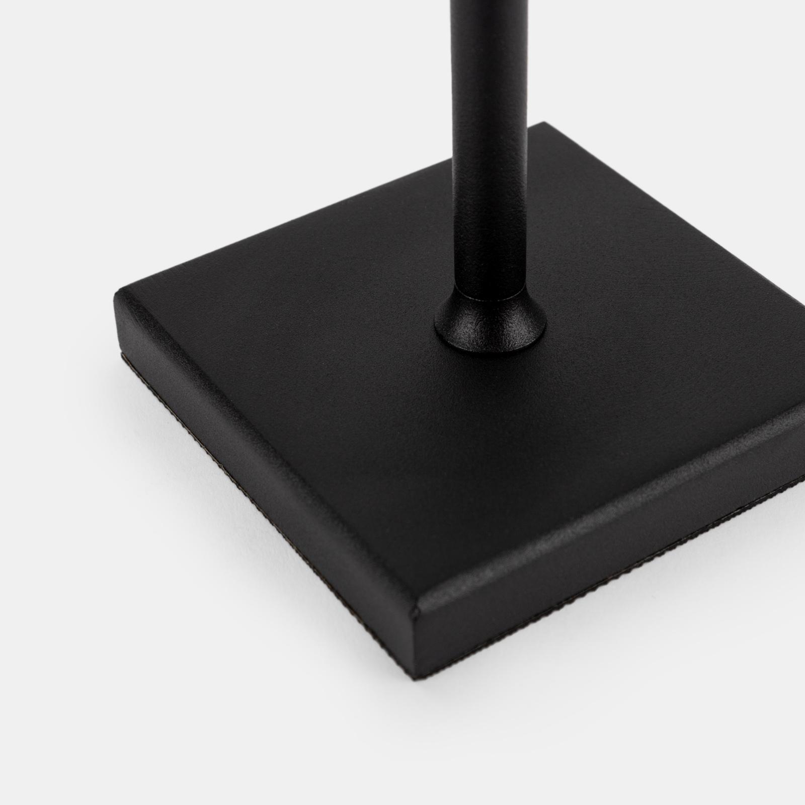 Alco-Albert a LED, lampada da tavolo, Alluminio, nero, 20.5 x