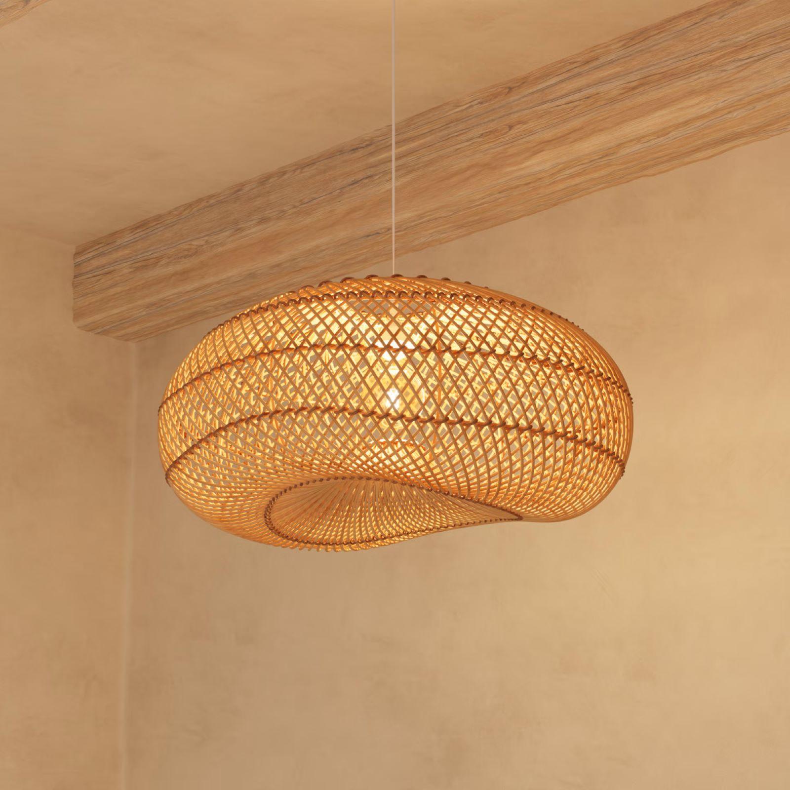 Fityle Lampadario Intrecciato Per Camera Da Letto, Lampada A Per Camera Da Letto Lampada A Sospensione In Rattan Intrecciato Luci Per Sala Da Pranzo Per Negozio Di Antiquariato 99063683