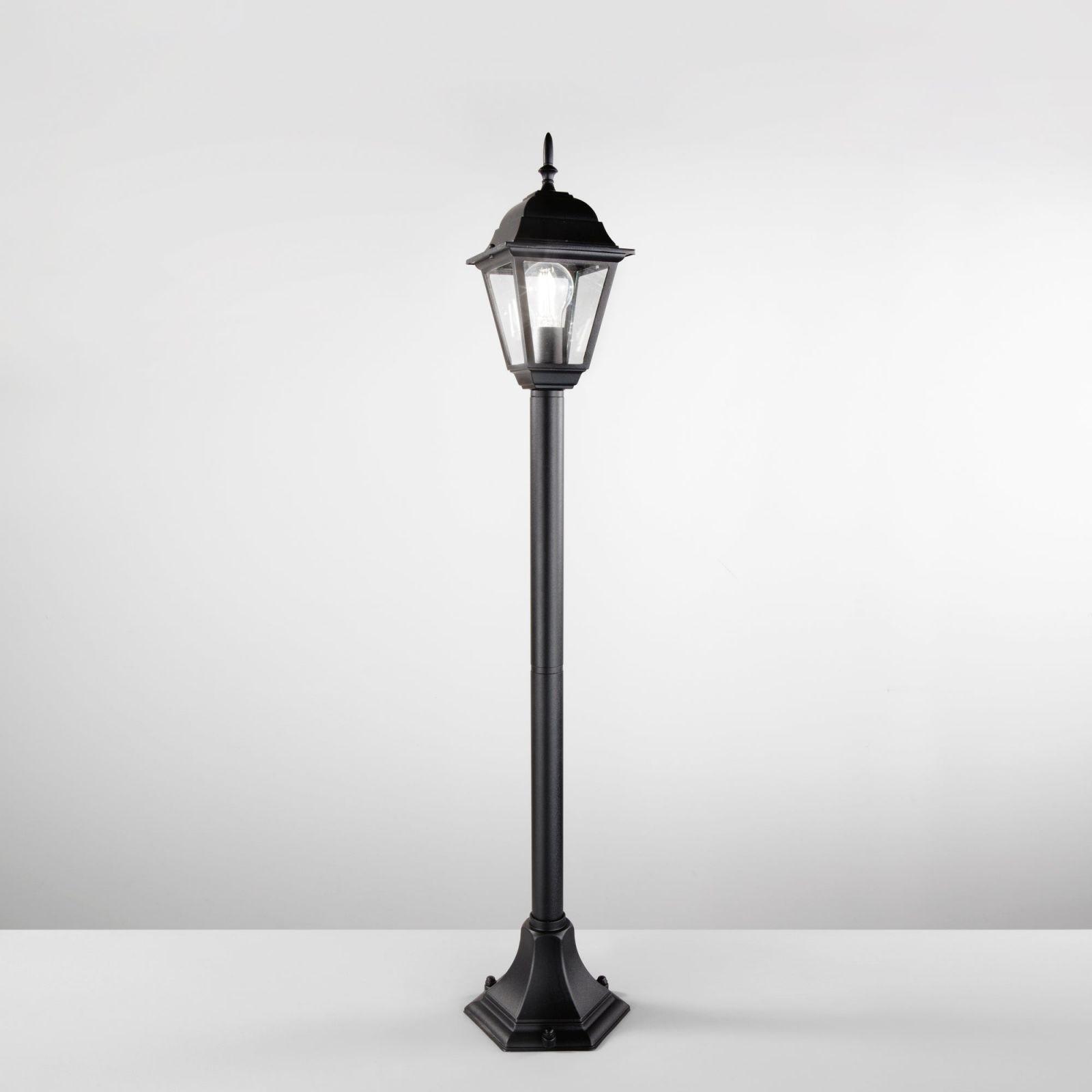Lucande Lampione Da Esterno 'Jannis' – Moderno, In Alluminio Nero Con 12 Luci LED Incluse (A+, IP54)