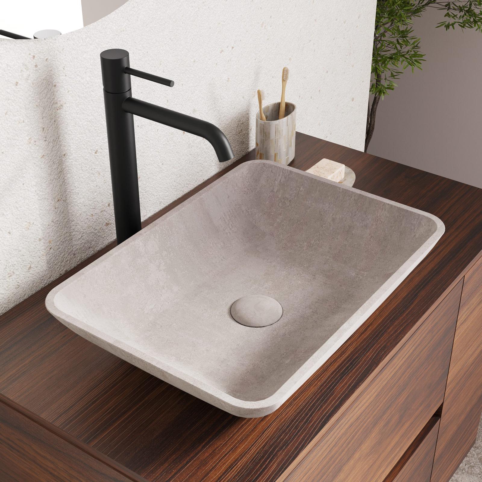 Geberit ONE lavabo da appoggio con KeraTect, bianco opaco - 505052001