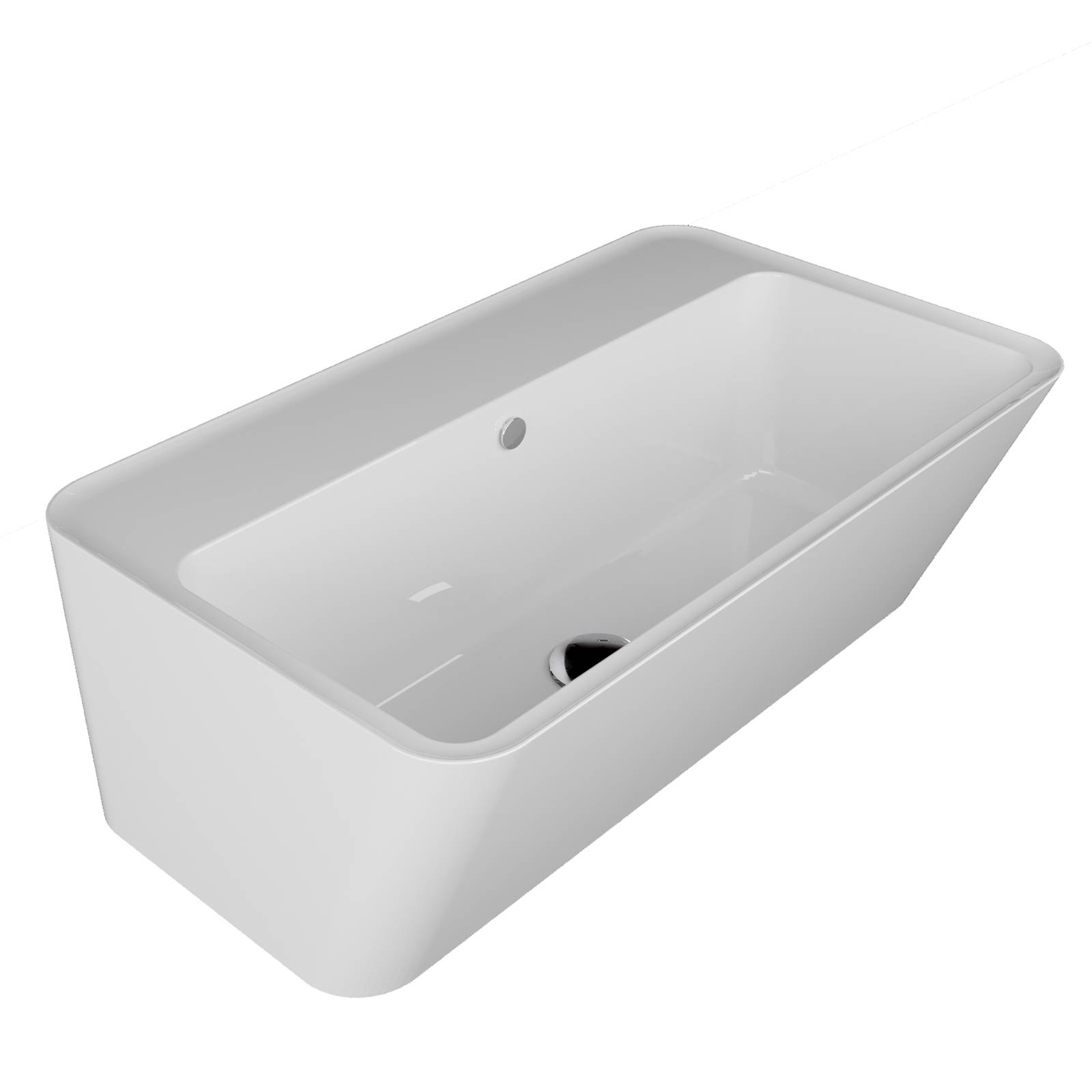 Lavabo in ceramica Wynn di Colavene 70x40x25 cm monoforo per lavanderia o  esterni