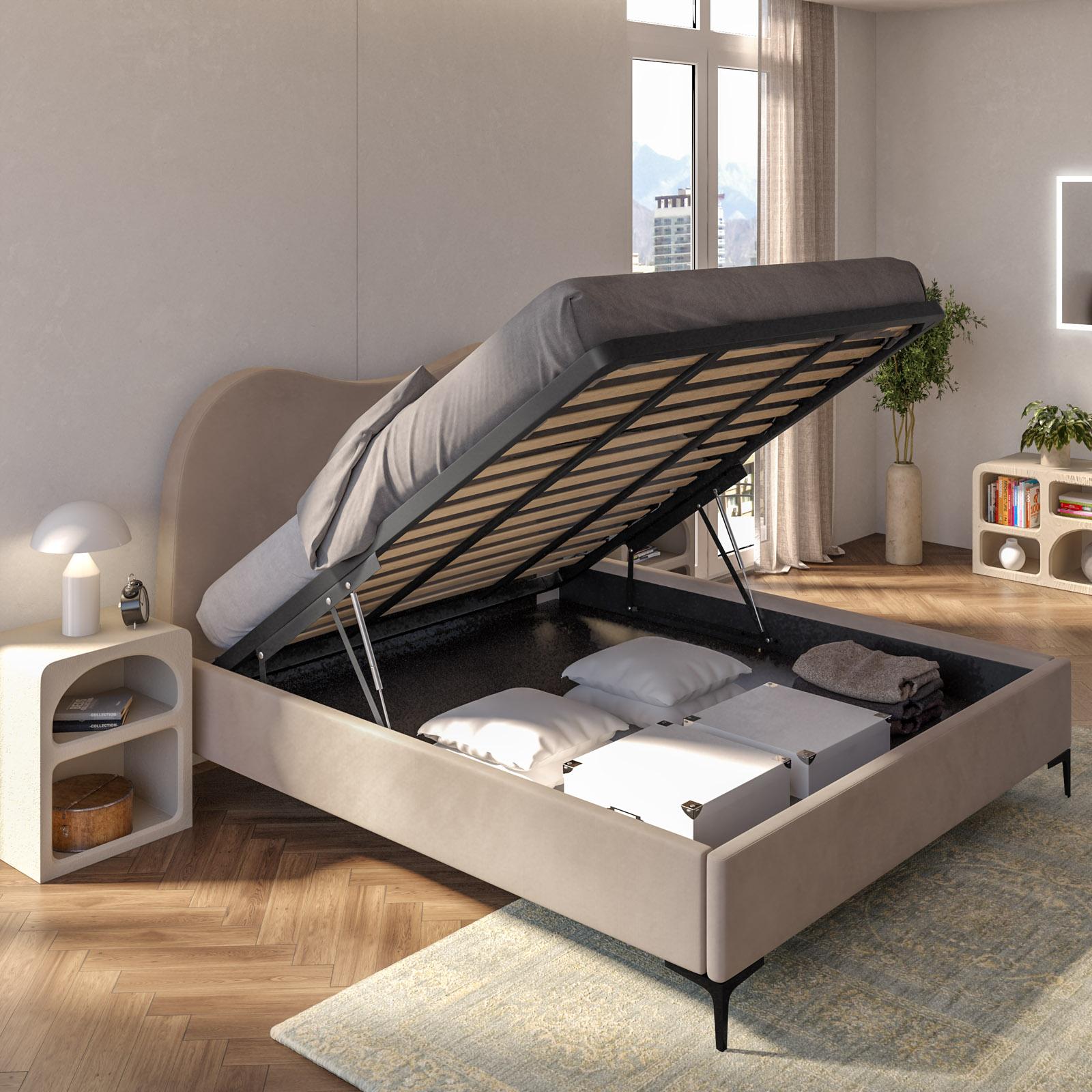 Velluto Letto City Singolo Mondo Convenienza Letto Singolo Letto