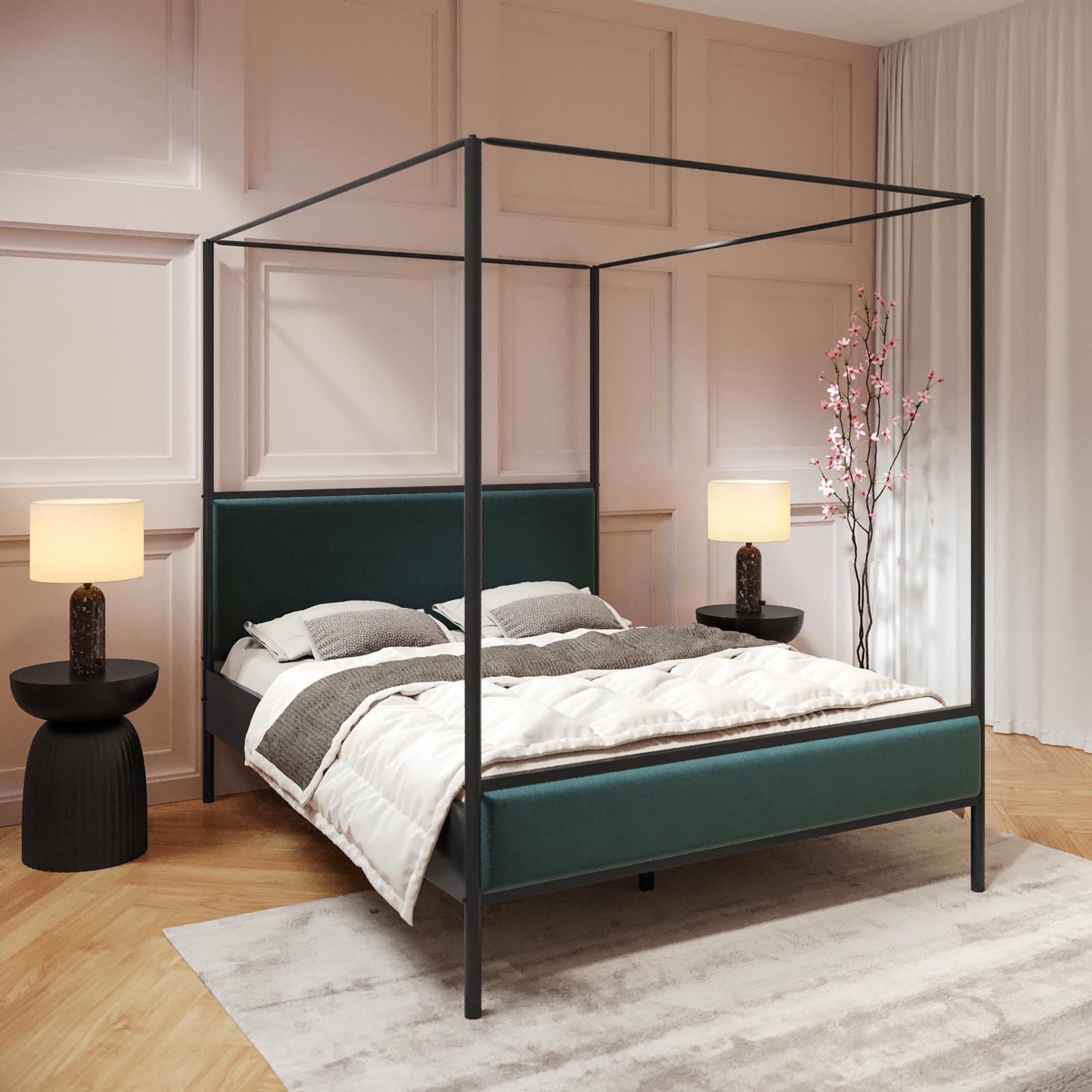 Baldacchino Letto Ikea Ferro Nero Letto A Baldacchino Con