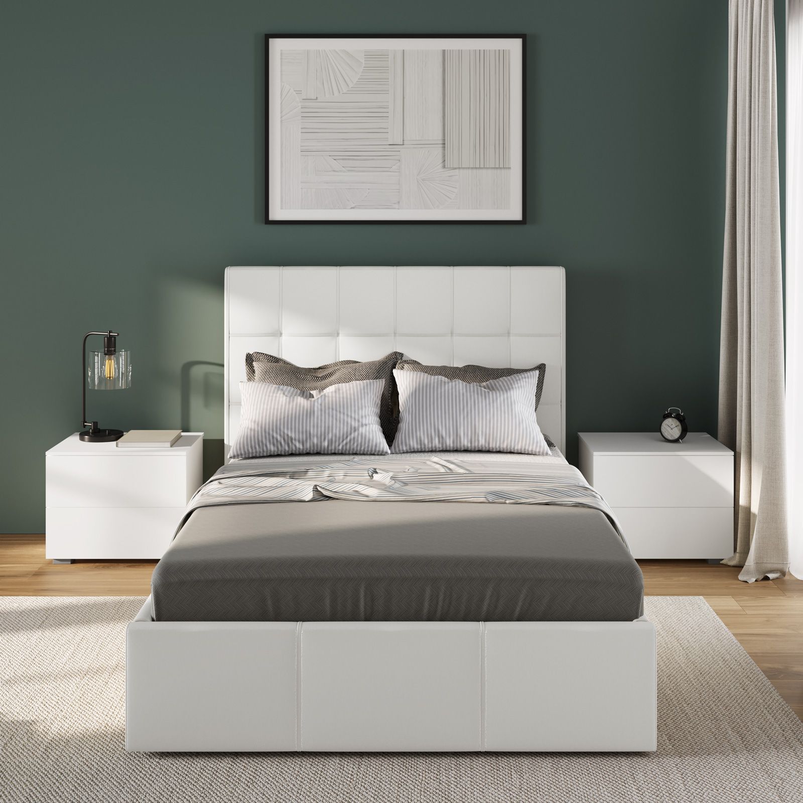 Una Piazza E Mezza Letto Matrimoniale 140 Cm Struttura Letto Letto